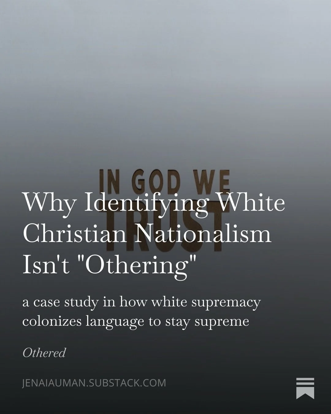 When people express a greater proclivity to protect oppressors instead of the oppressed in my Facebook comments, I&rsquo;m liable to turn those public comments into a whole case study on Substack. And I did. With this one. Today.

And this is just th