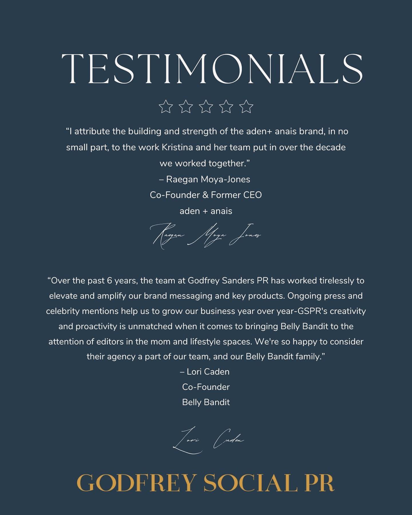 Nothing makes us happier than happy clients! 👏Testimonials from some very special clients we get to work with&hellip;💌