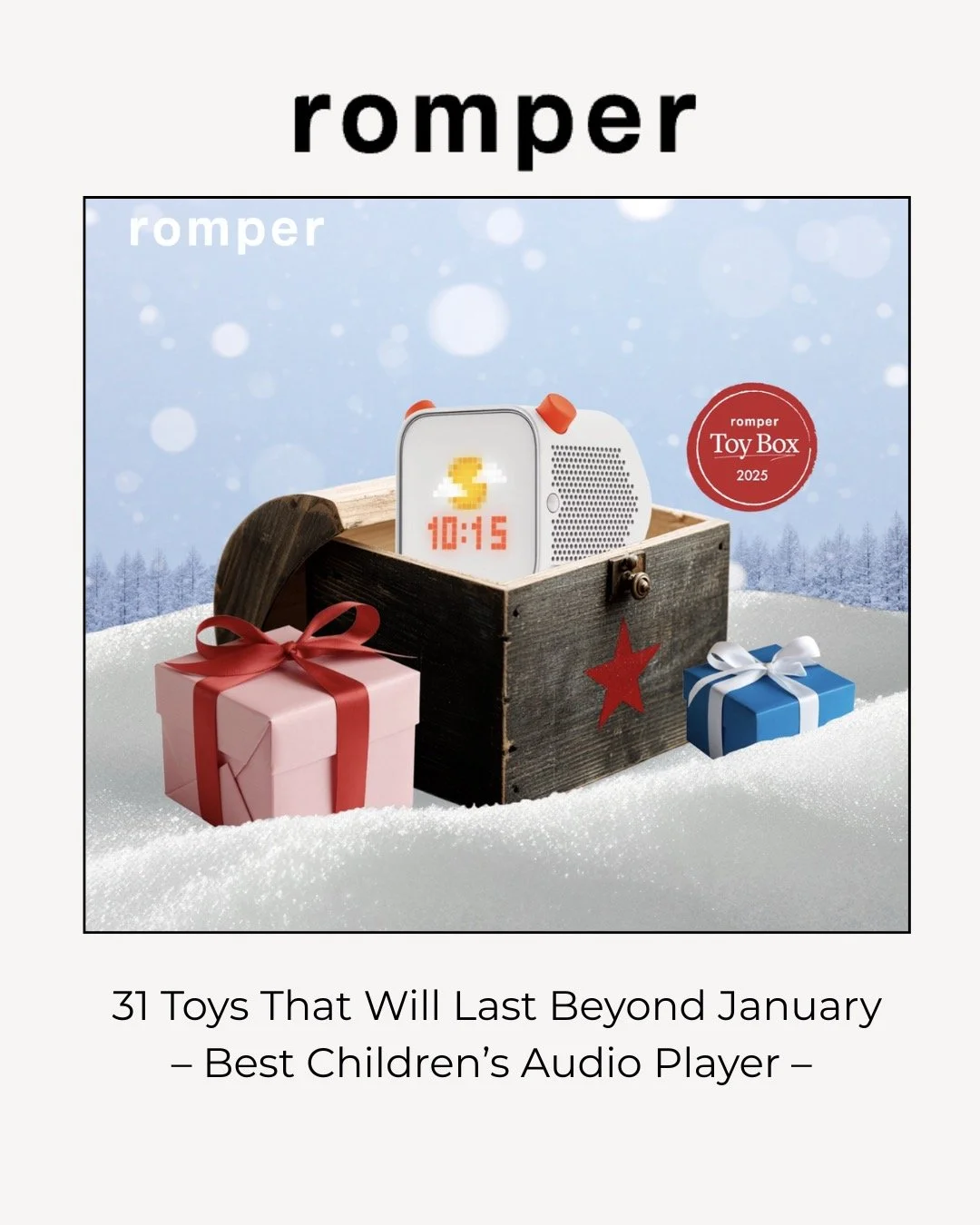 We&rsquo;re so proud to see our client Yoto recognized in Romper for its staying power &mdash; not just a holiday hit, but a gift that keeps on giving long after January. 

#GSPR #GodfreySocialPR #GSPRClient