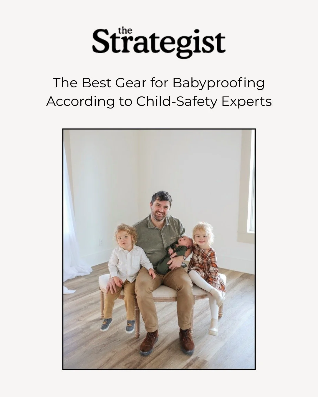 Proud of our client Ben Norment, CEO of Stork Exchange, featured in The Strategist for his expert insights on the best babyproofing gear! #GSPR&nbsp;#GodfreySocialPR&nbsp;#GSPRClient