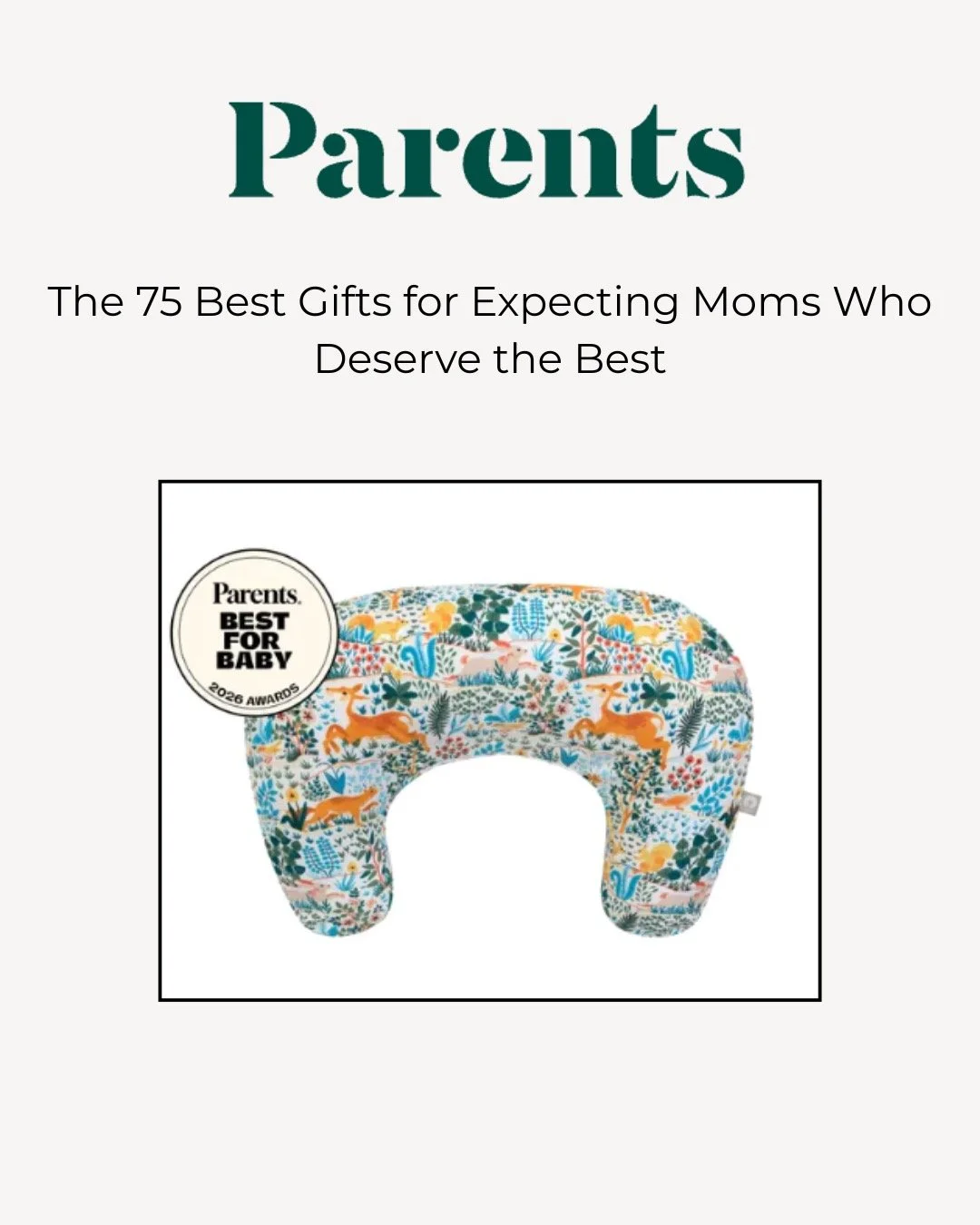 Excited to see Boppy featured in &ldquo;The 75 Best Gifts for Expecting Moms Who Deserve the Best&rdquo; 💛 Such a special roundup celebrating moms and moms-to-be! @boppycompany #GSPR&nbsp;#GodfreySocialPR&nbsp;#GSPRClient