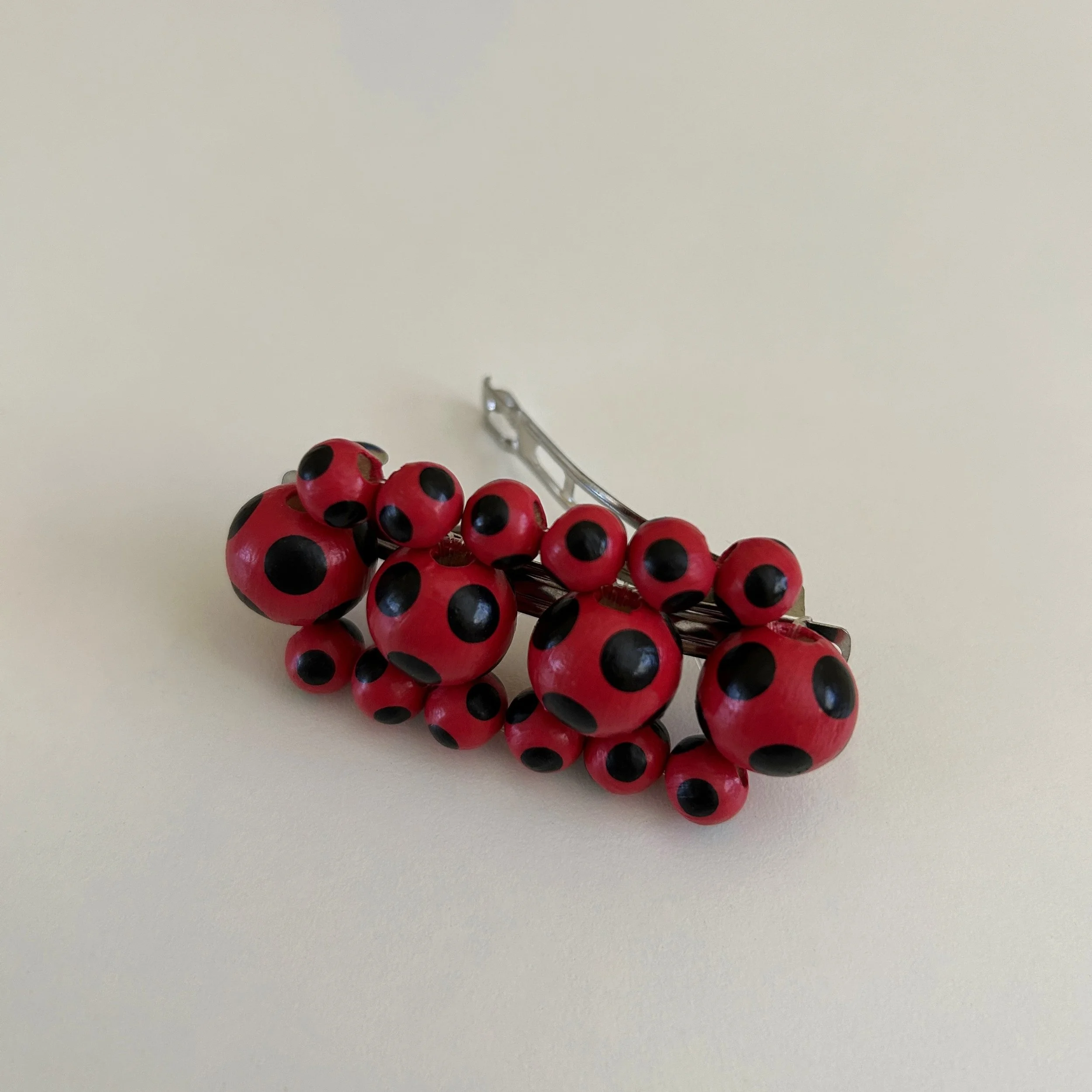 beaded hair barrette