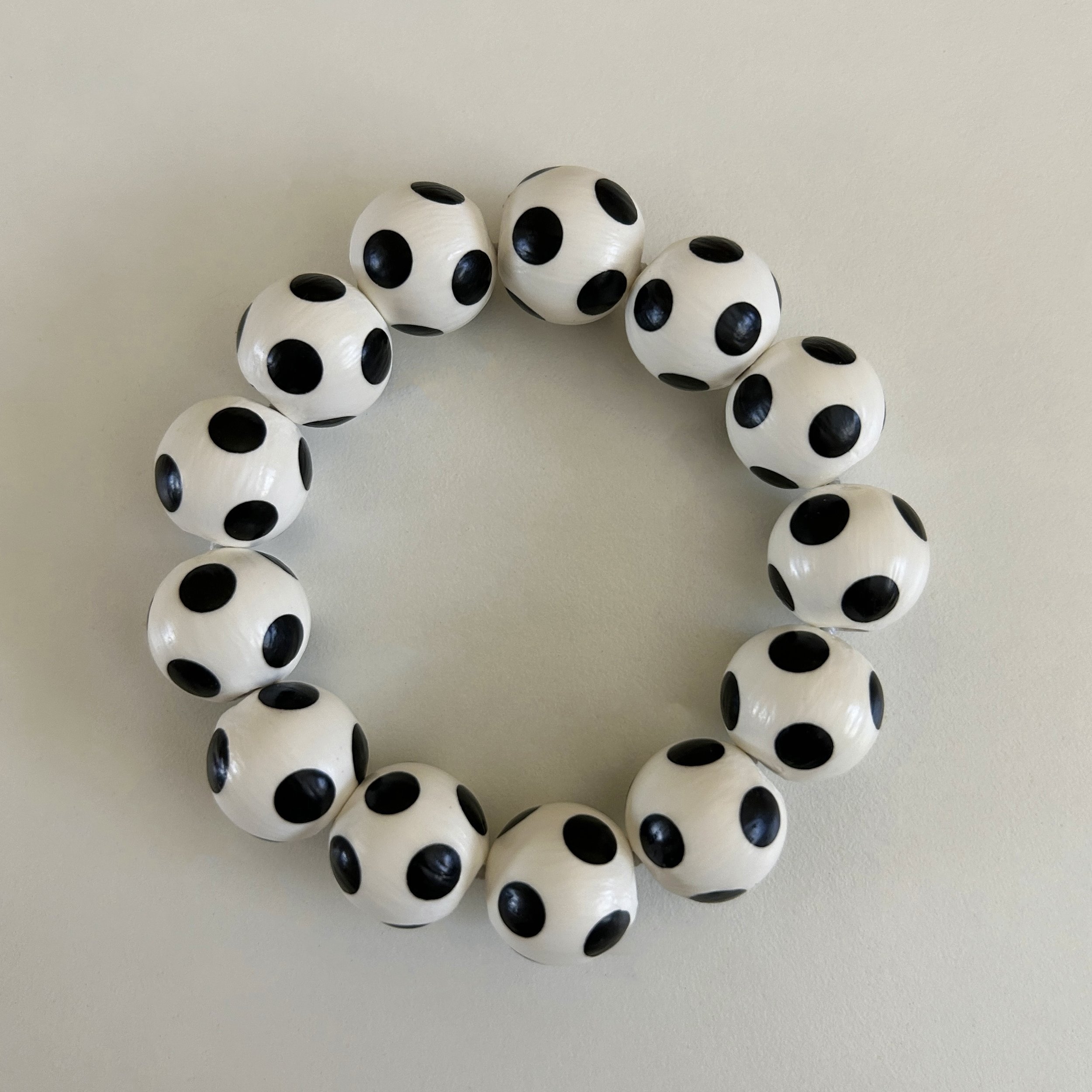 beaded elastic bracelet