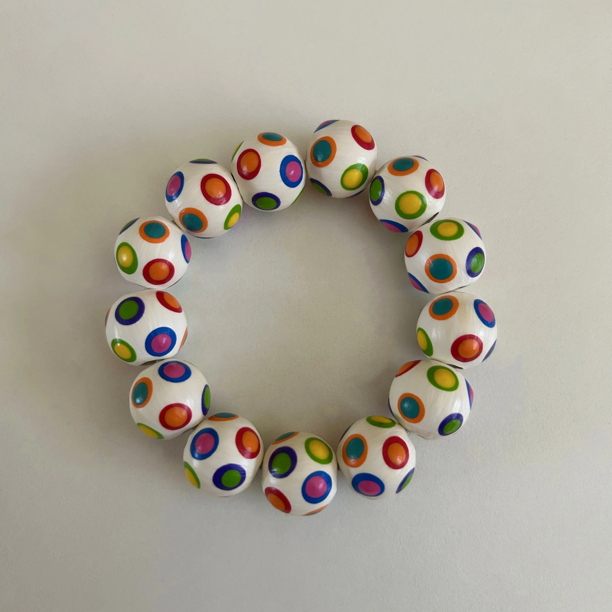 beaded elastic bracelet