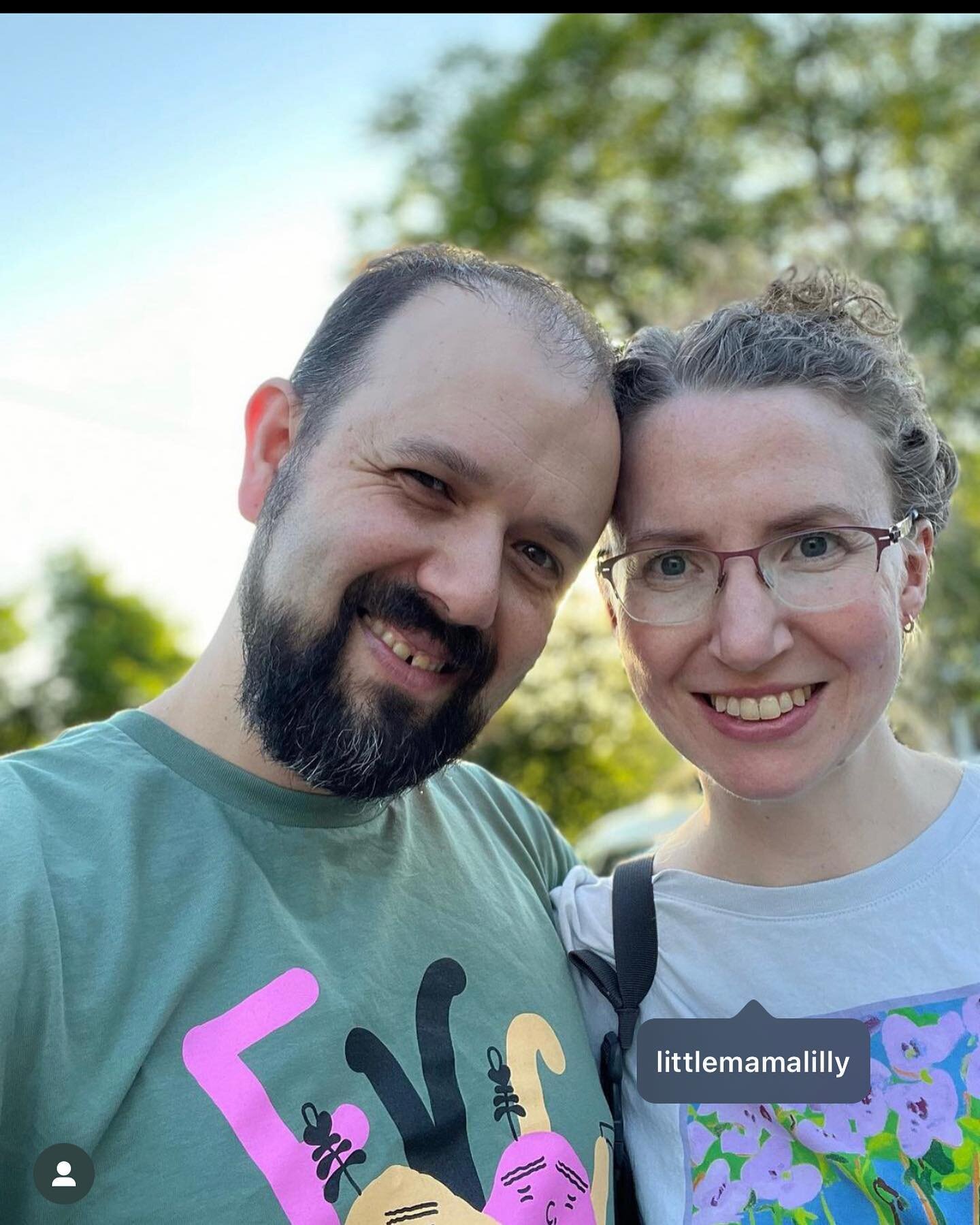 Many thanks to you all for supporting our Artist Ed. Collaboration T&rsquo;s! Here&rsquo;s our friend David  @davidcooks_davideats and his wife Lily in Portland with T-shirt game strong 💪 for Spring Summer Fresh Flavors! Thanks guys! Btw only one gr