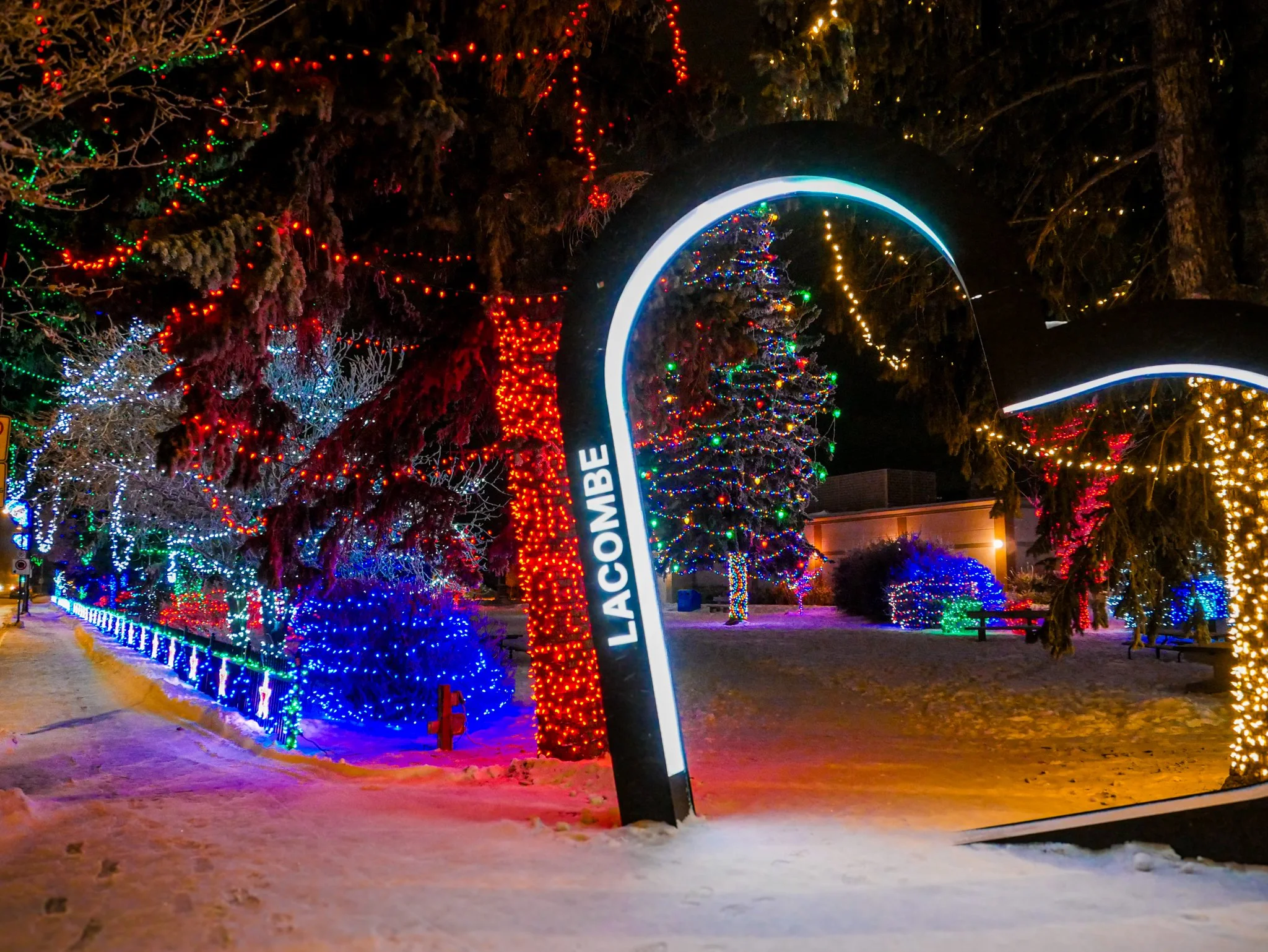 City of Lacombe | Lacombe Memorial Centre | Christmas Light Display
