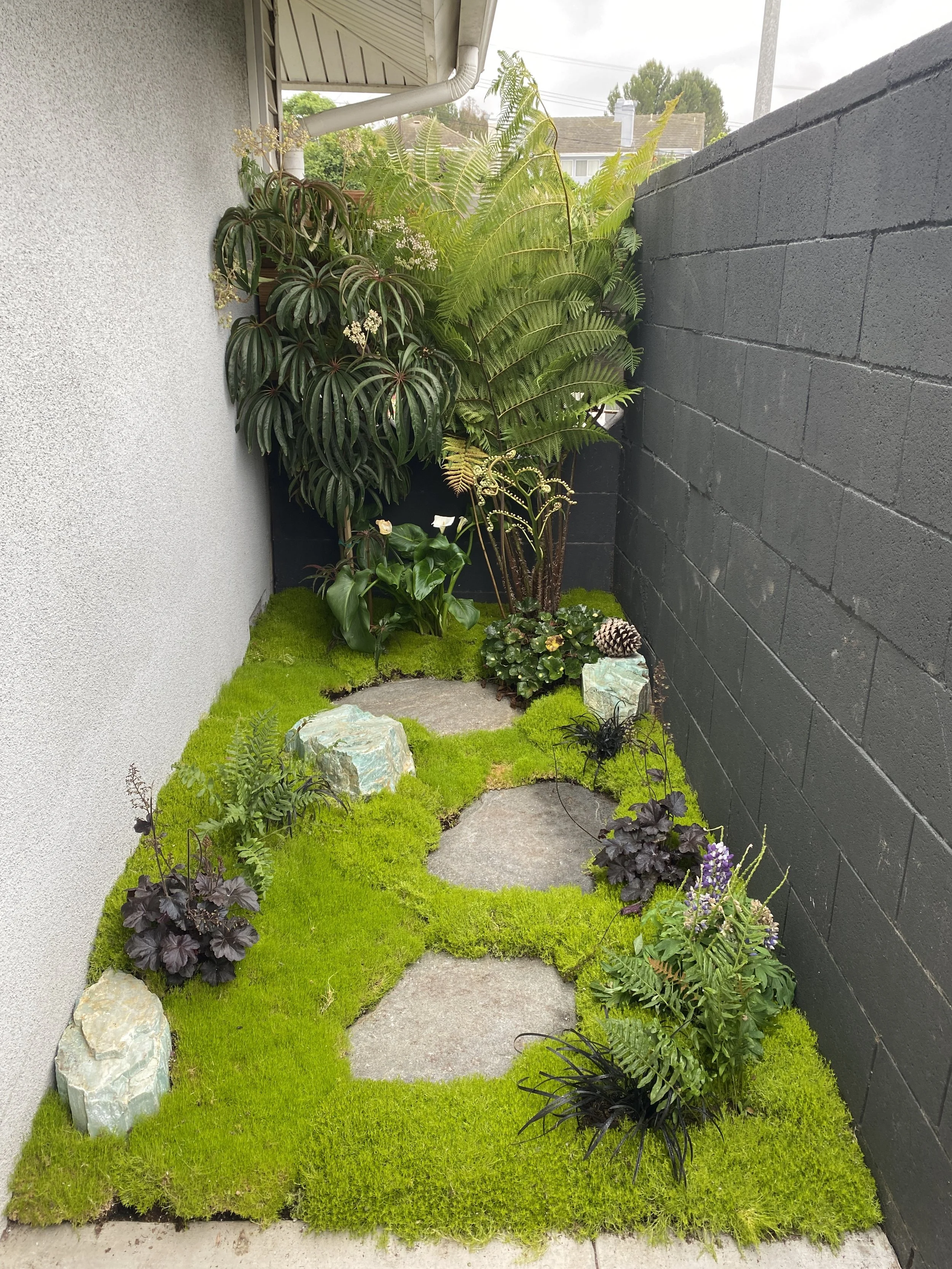 "Japanese Garden Nook" Side Yard