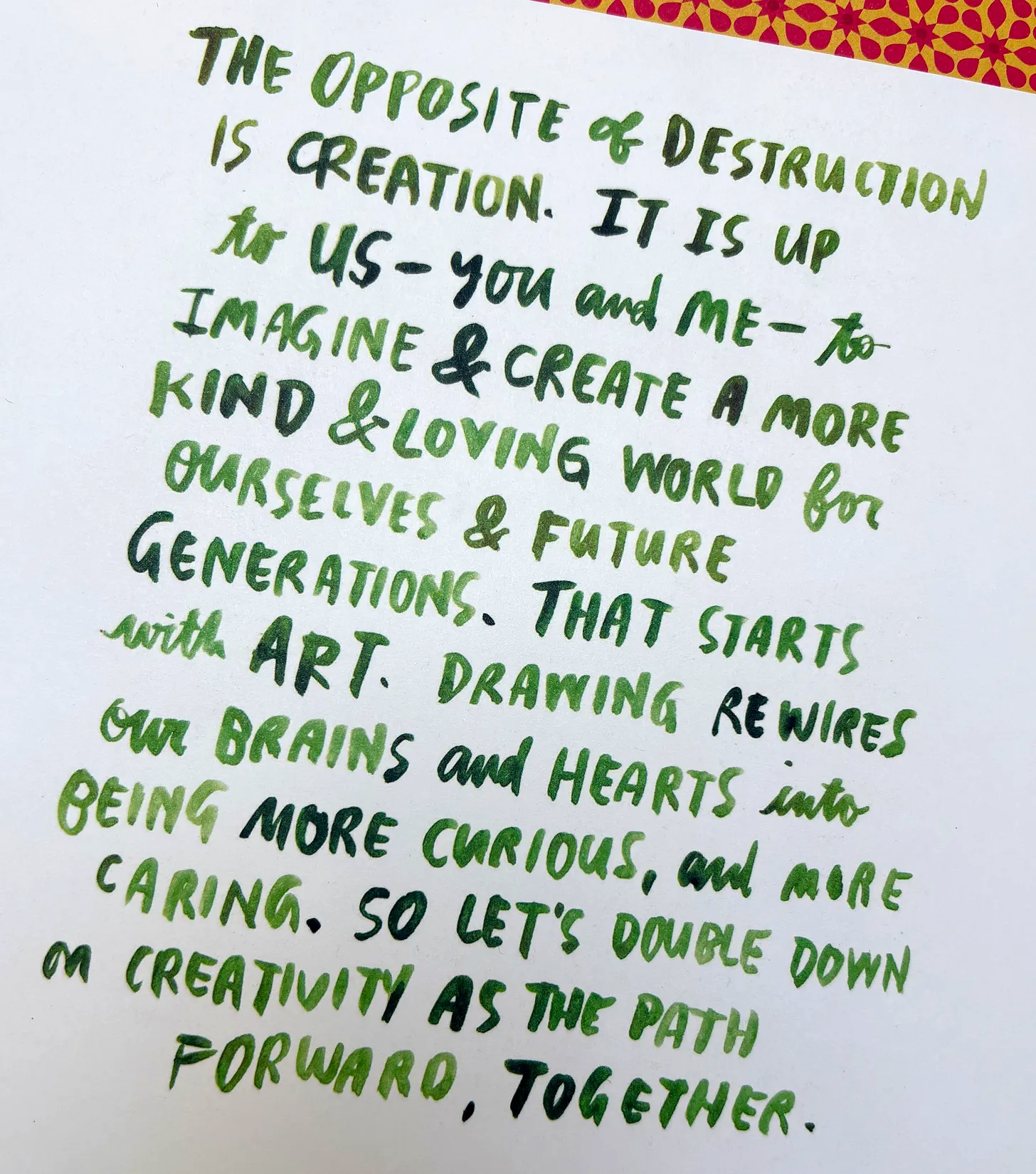 Small Steps Create Big Shifts 