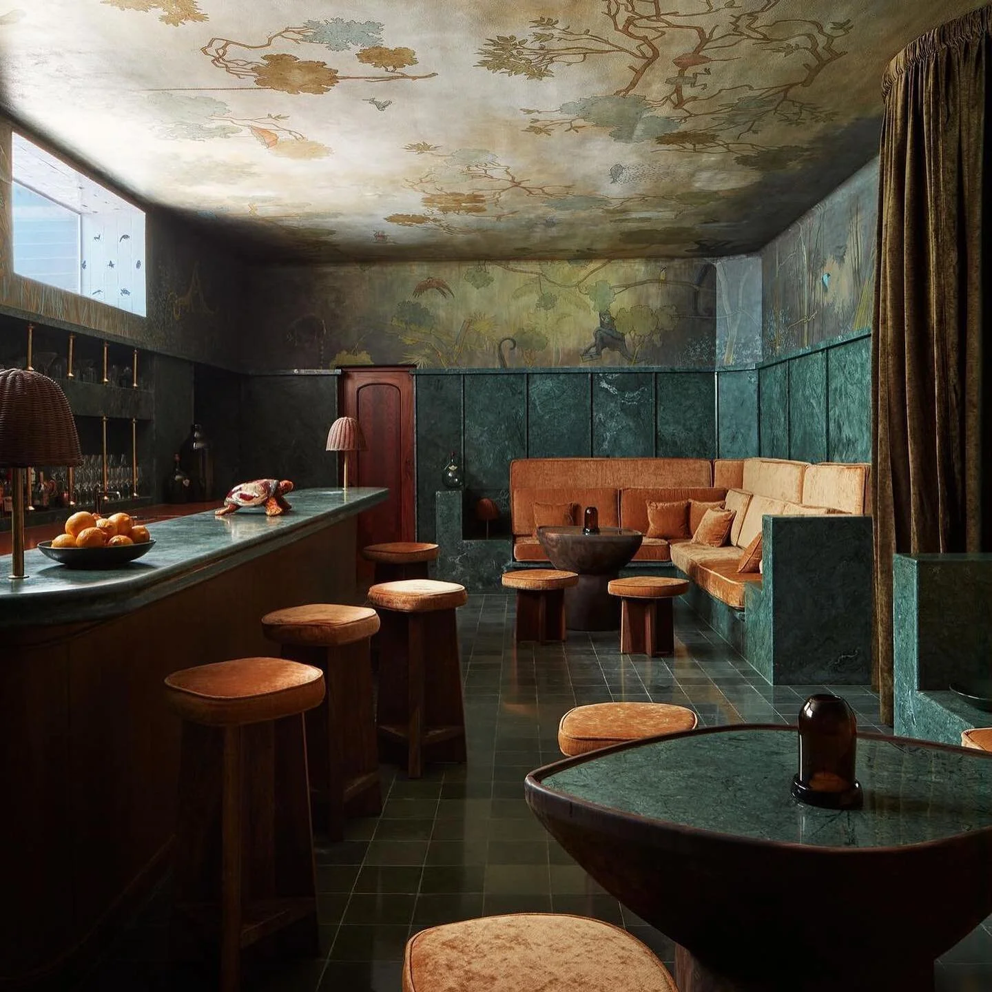 Password required. 🔑 Check out this sexy speakeasy at @hotelesencia near Tulum, Mexico designed by @studiogiancarlovalle. The perfect Friday night cocktail-sipping space. // Photography by @stephenkentjohnson.