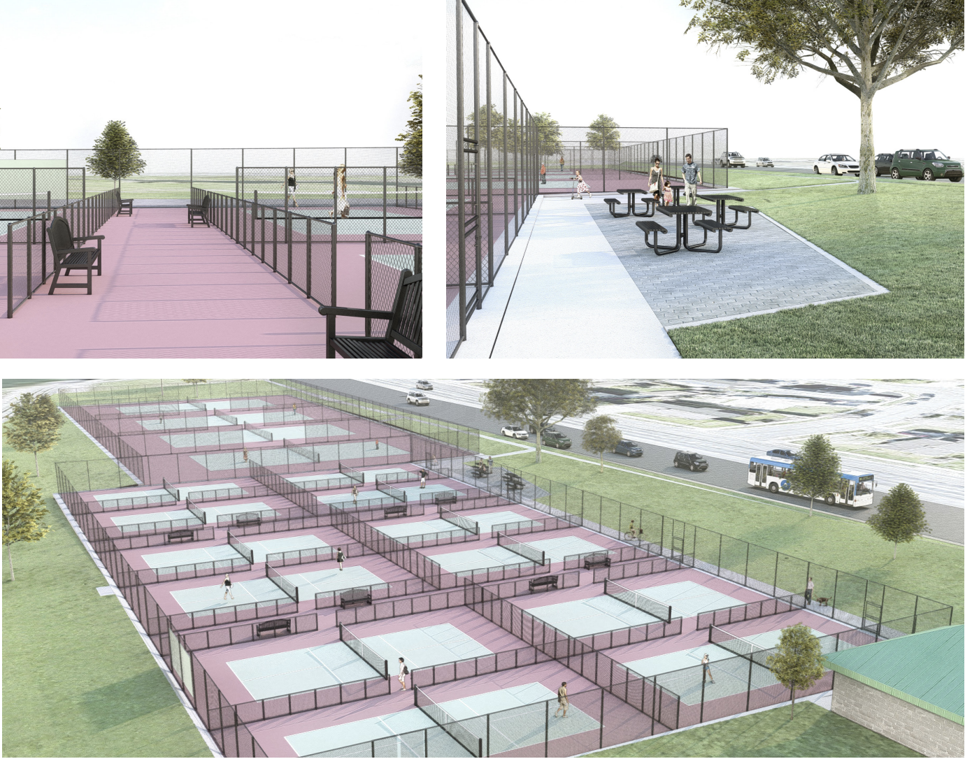 Glendale Park Pickleball Court Designs