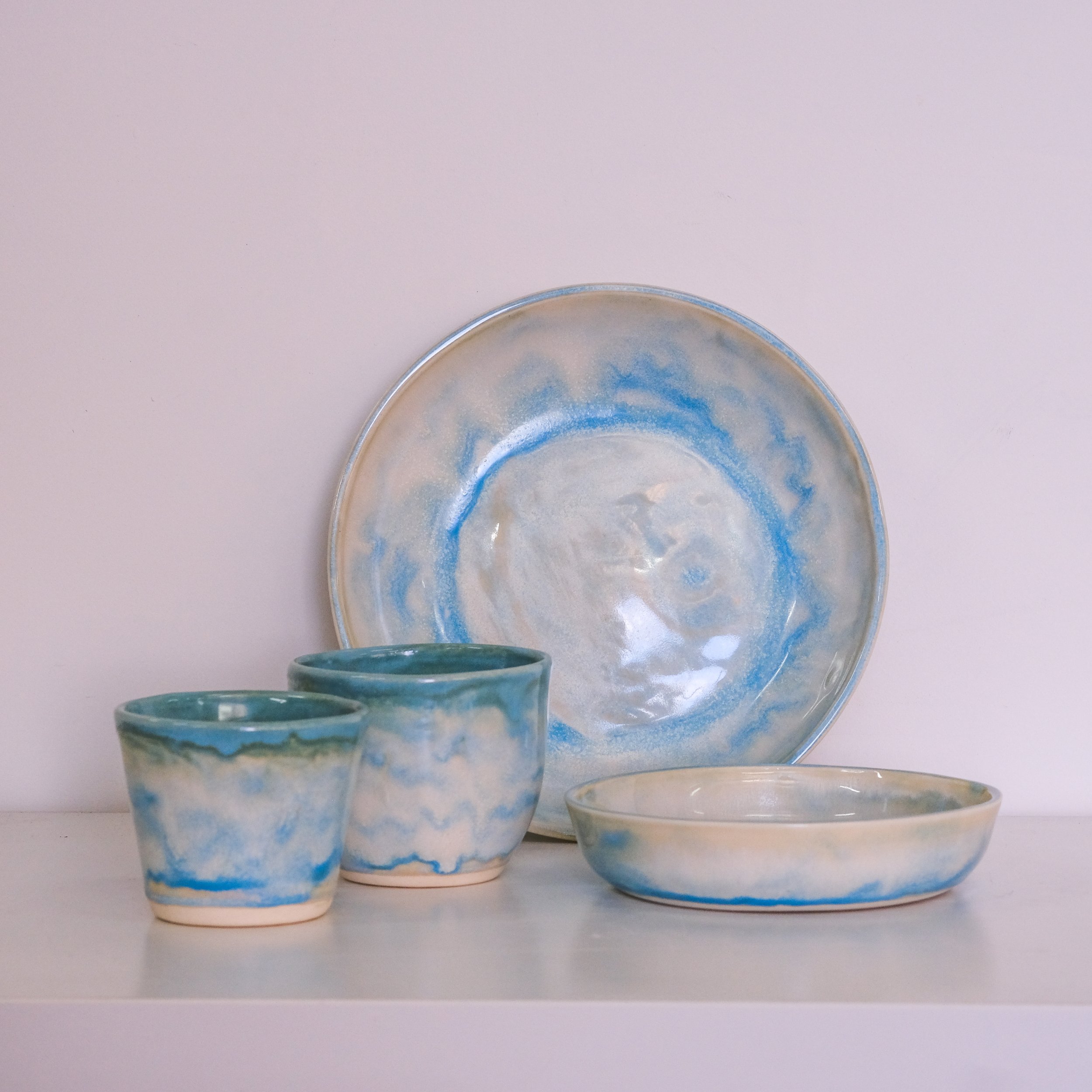 Pasta Bowl- Freshwater Glaze
