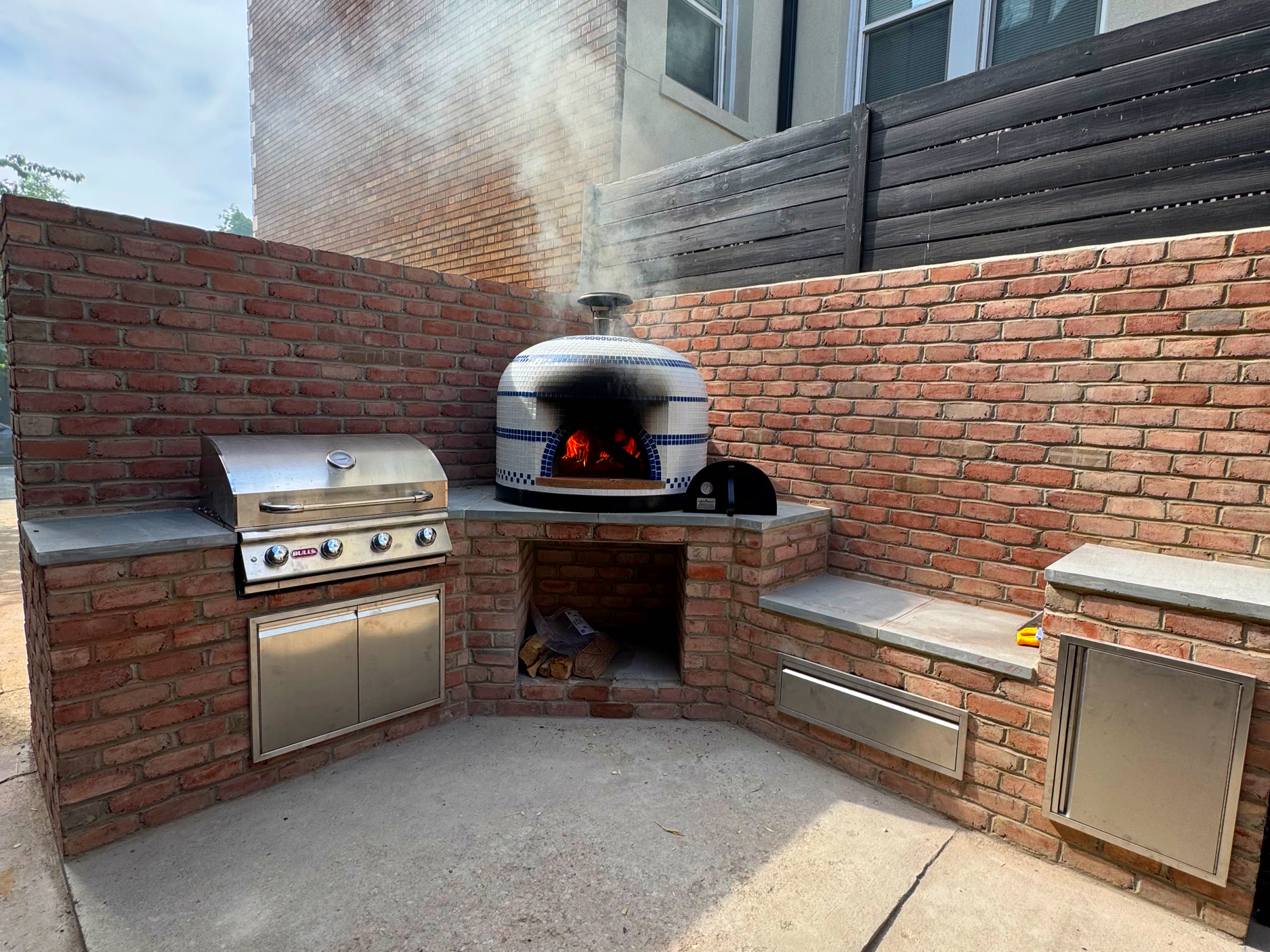 Custom Brick Outdoor Kitchen – Dupont Circle, Washington DC