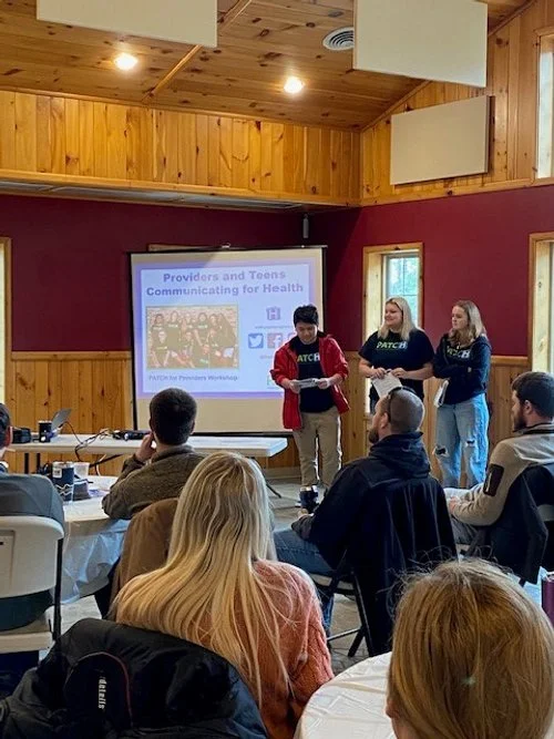PATCH Teens presenting at a Provider Workshop.