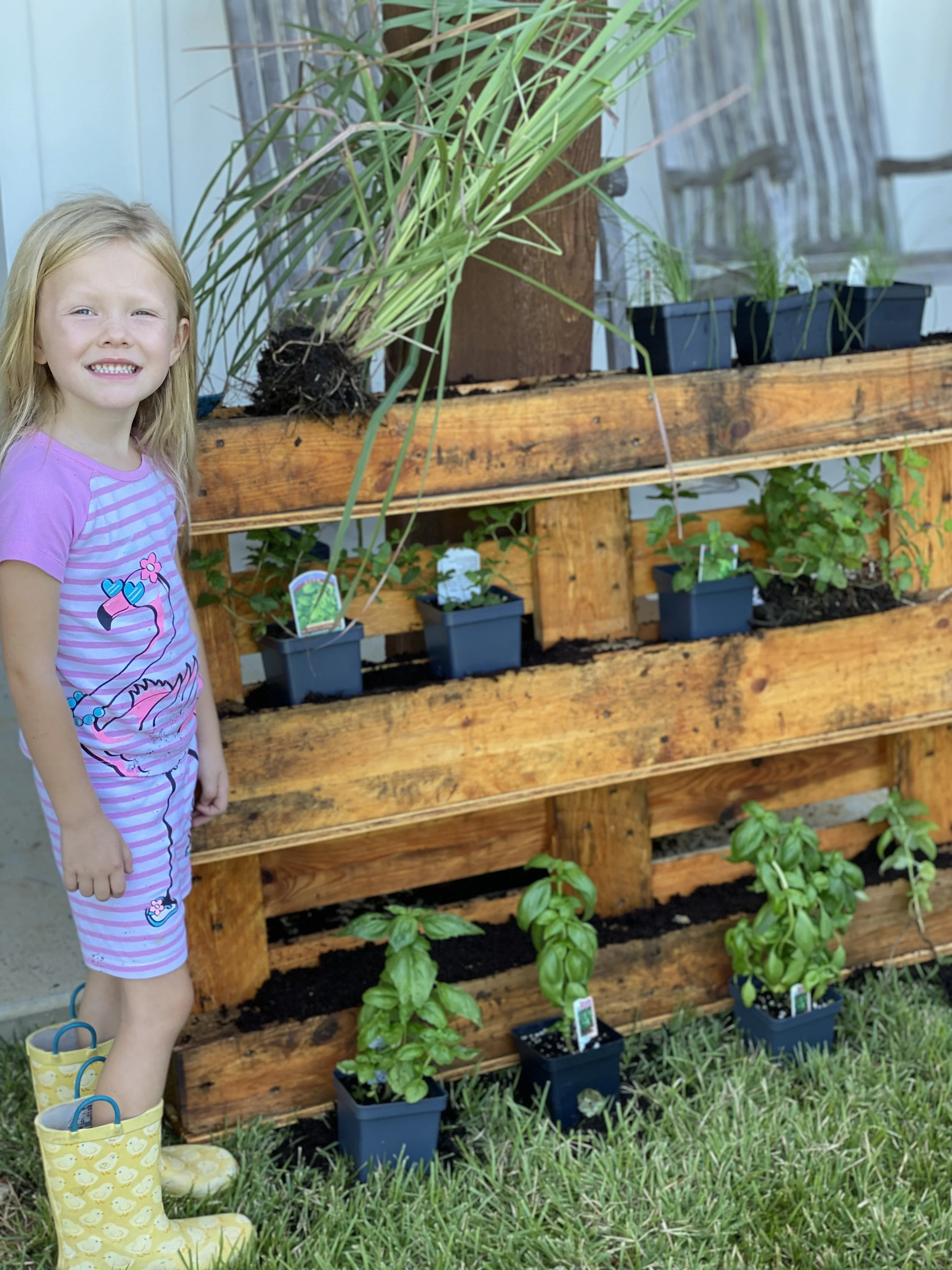 The start of the green thumbs