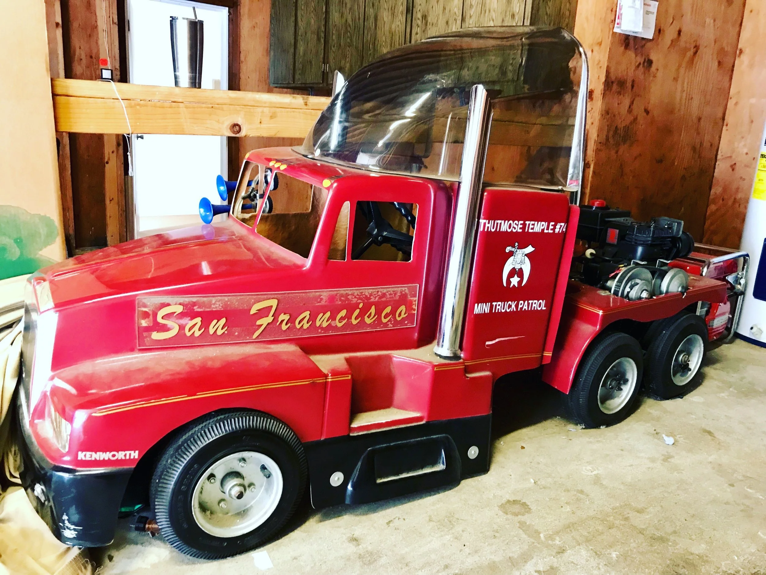 You never know what you will find in the garage!