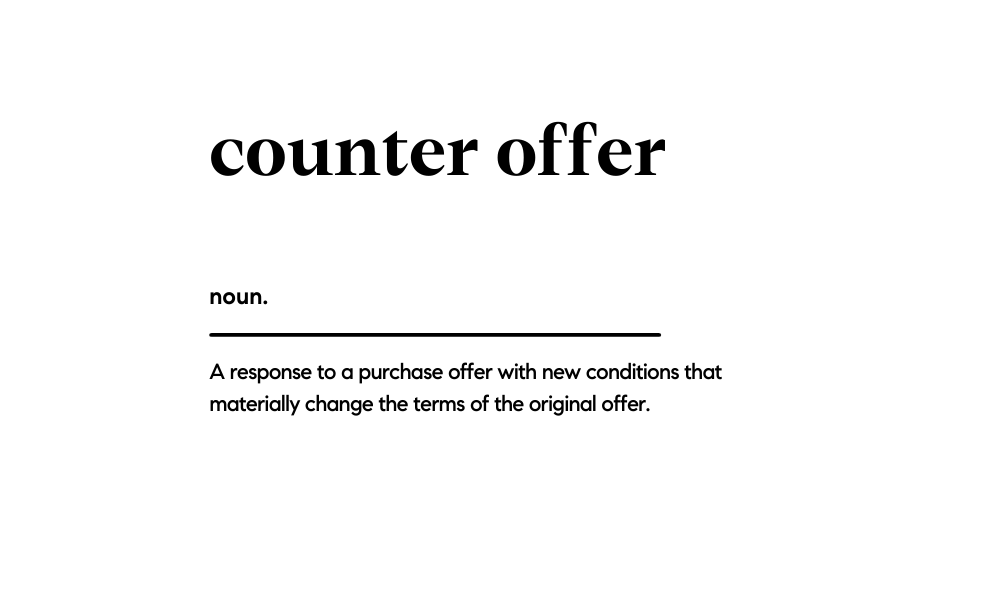 Counteroffer definition