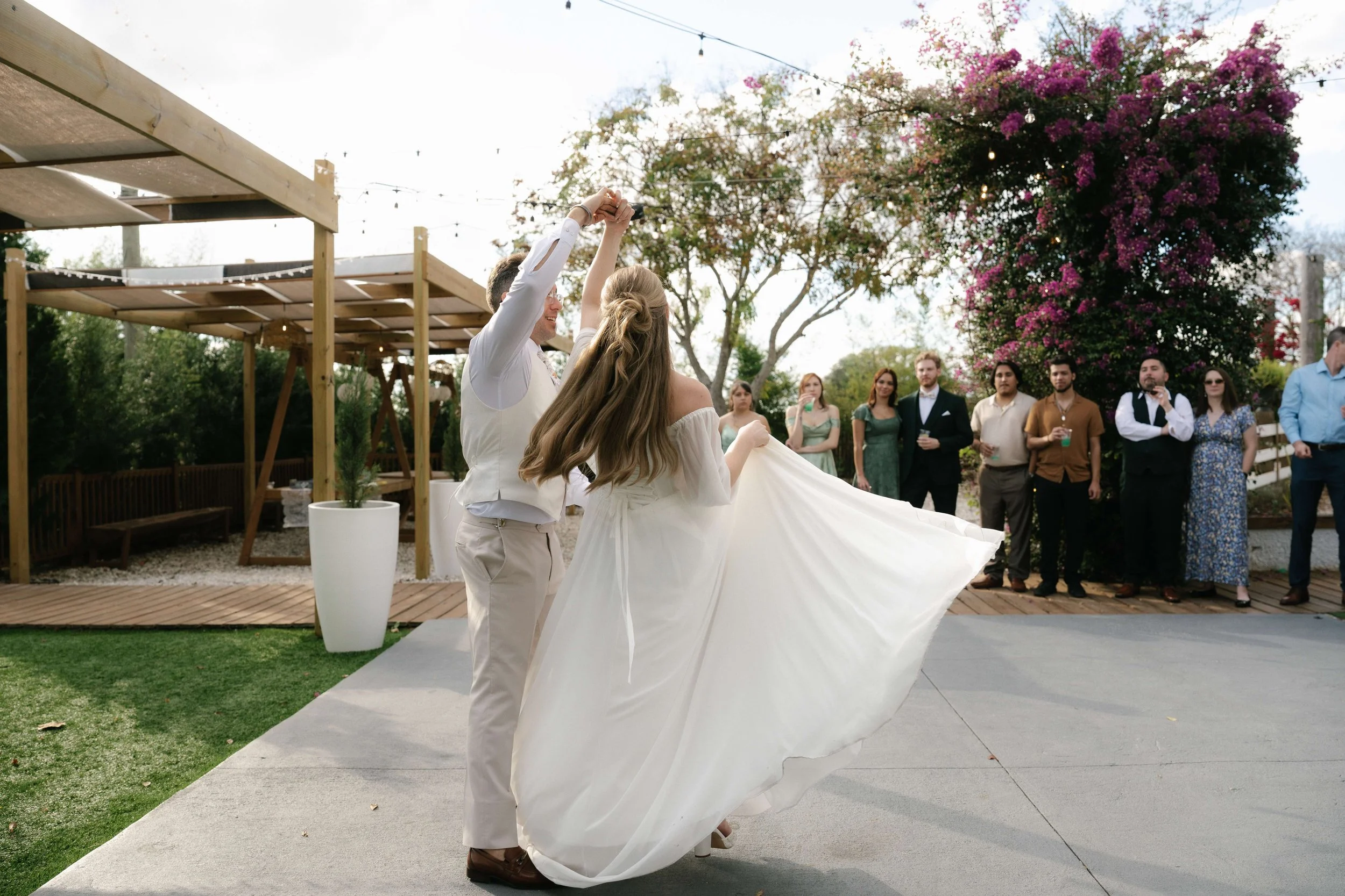 Wedding first dance at HillHouse Clermont, Florida
