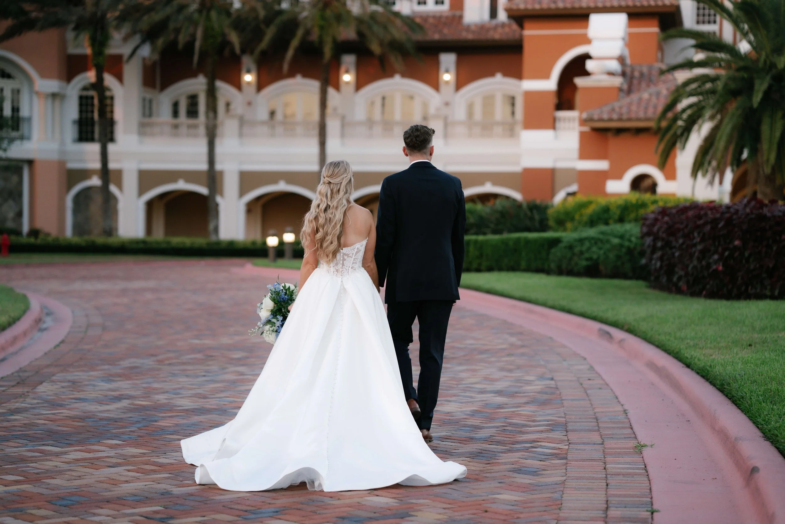 Wedding at Club Tesoro - walk