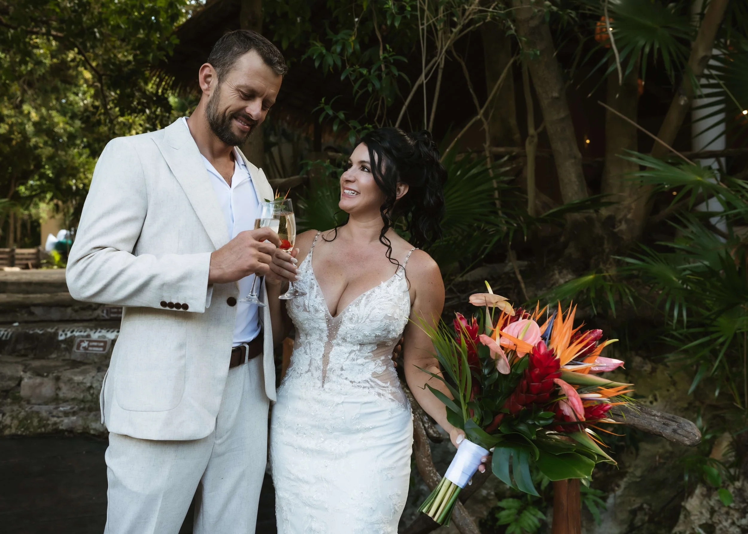 Destination Wedding at Sandos Caracol Resort, Quintana Roo, Mexico