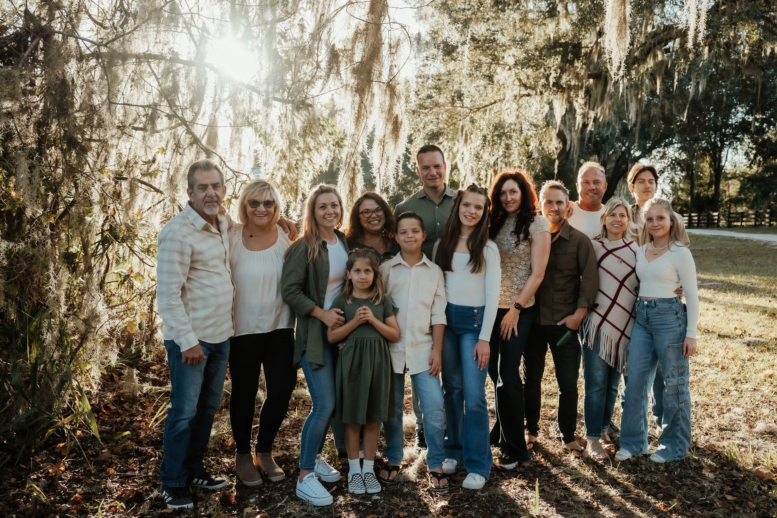 Florida family photography large groups