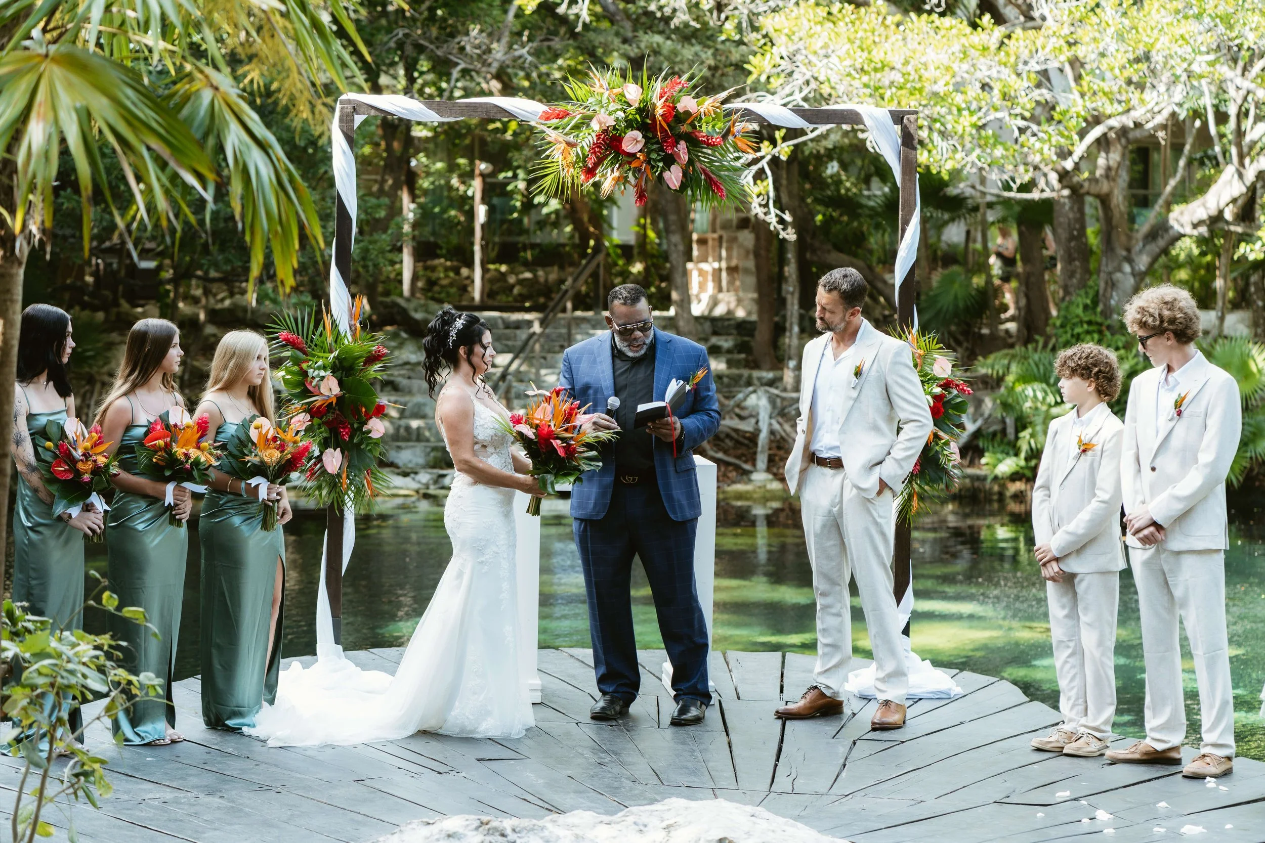Destination Wedding at Sandos Caracol Resort, Quintana Roo, Mexico