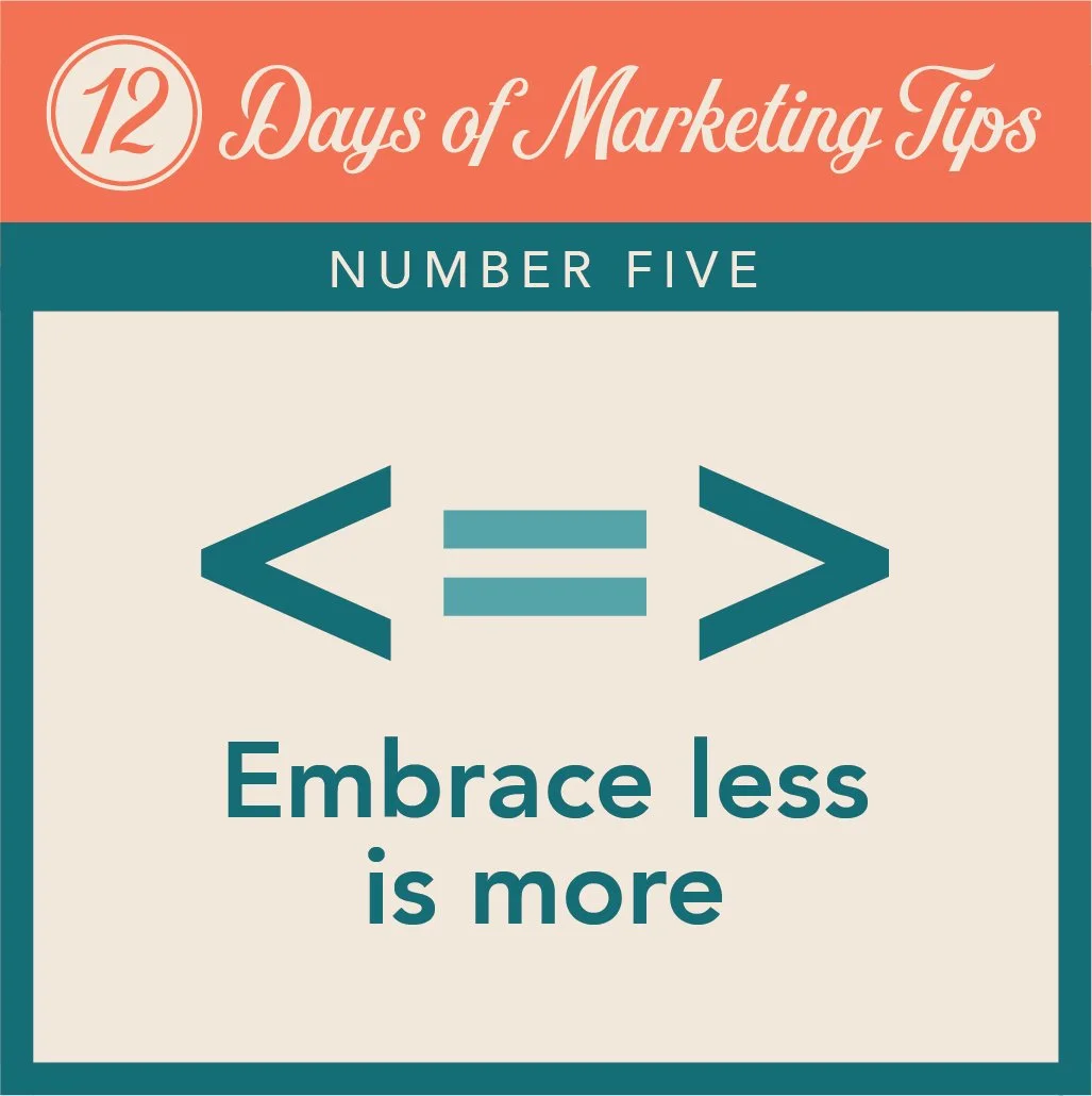 Embrace less is more with your graphic design