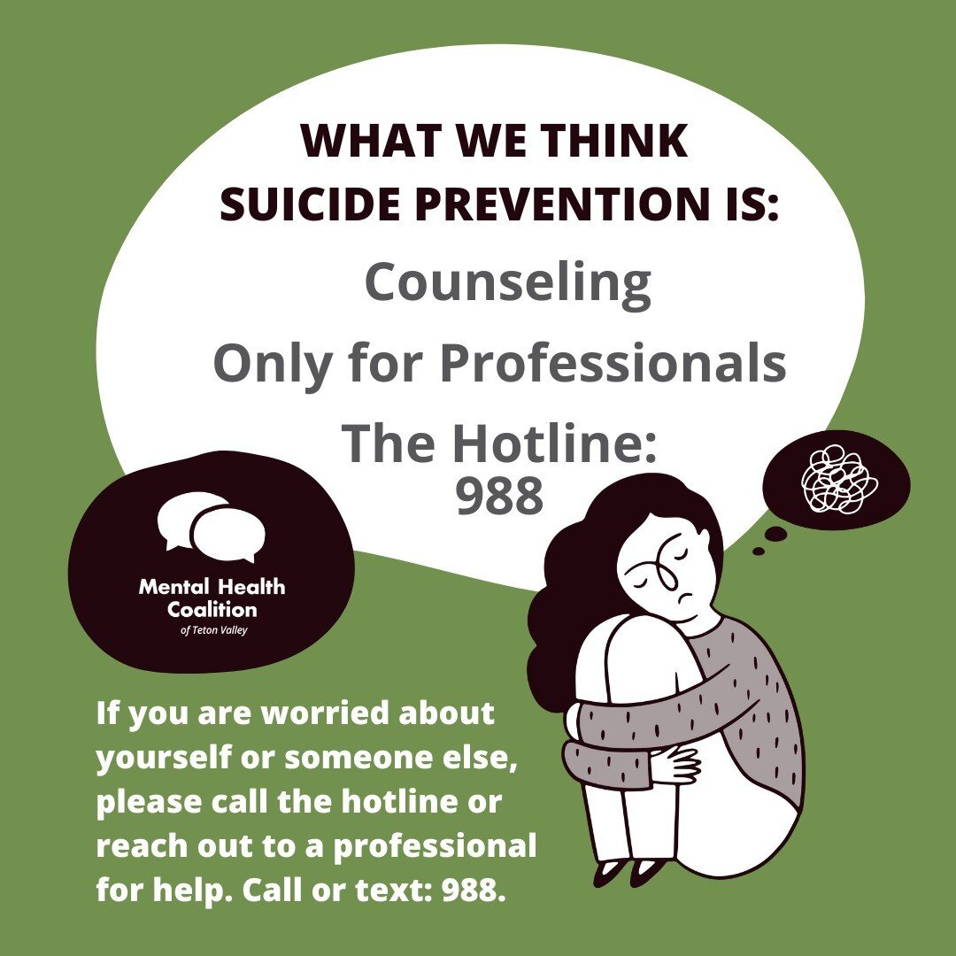 Suicide prevention takes ALL of us.
Learn how you can save a life at bethe1to.com. #BeThe1To

If you, or someone you know, needs support please reach out. 
Call/text the lifeline at 988. 
Reach out to a warmline/peer support:
@wildfloweralliance 
@ya