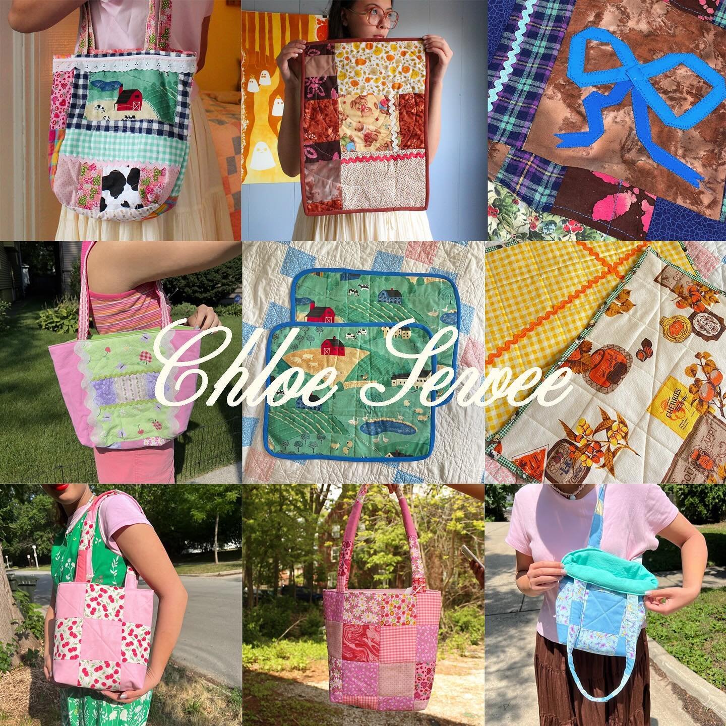 📣🐒 Upcoming Vendor Event ! 🛒🪡
I&rsquo;ll be at Evanston Made Maker&rsquo;s Market on May 5th! It&rsquo;s held in the Maple Avenue parking garage from 12-5pm. I&rsquo;ll have LOTS of freshly made patchwork bags and I hope to see you there! (There&