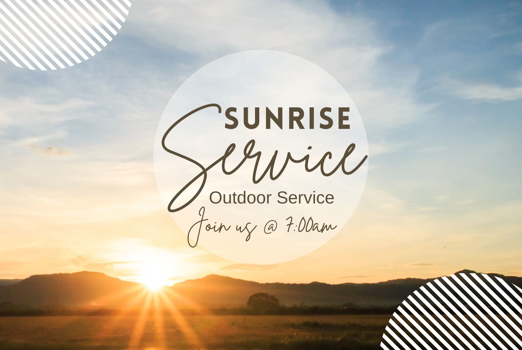 Easter Sunrise Service