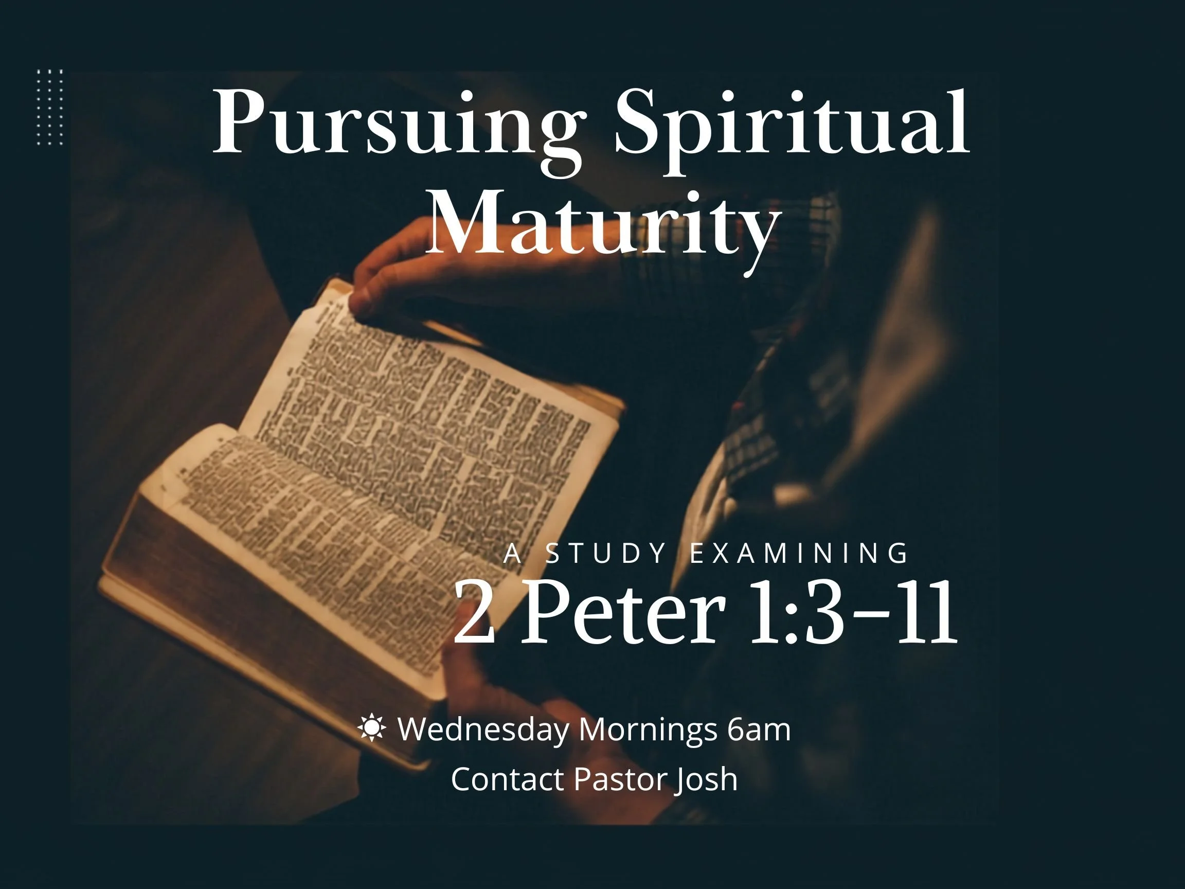 Morning Men's Bible Study