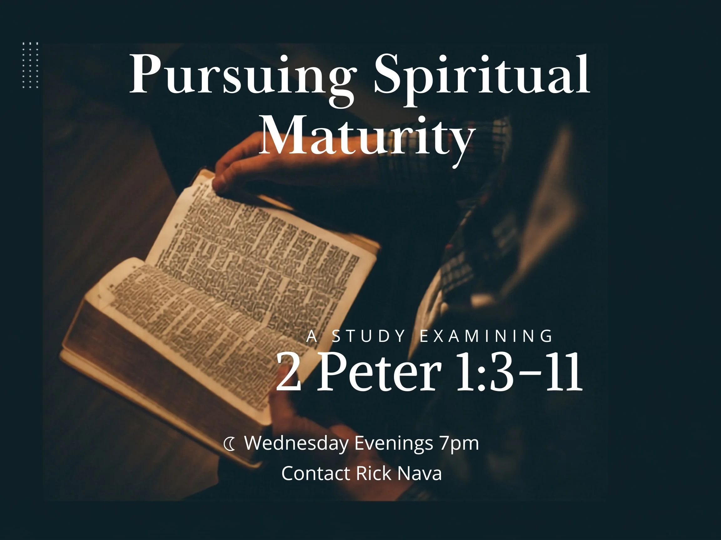 Evening Men's Bible Study
