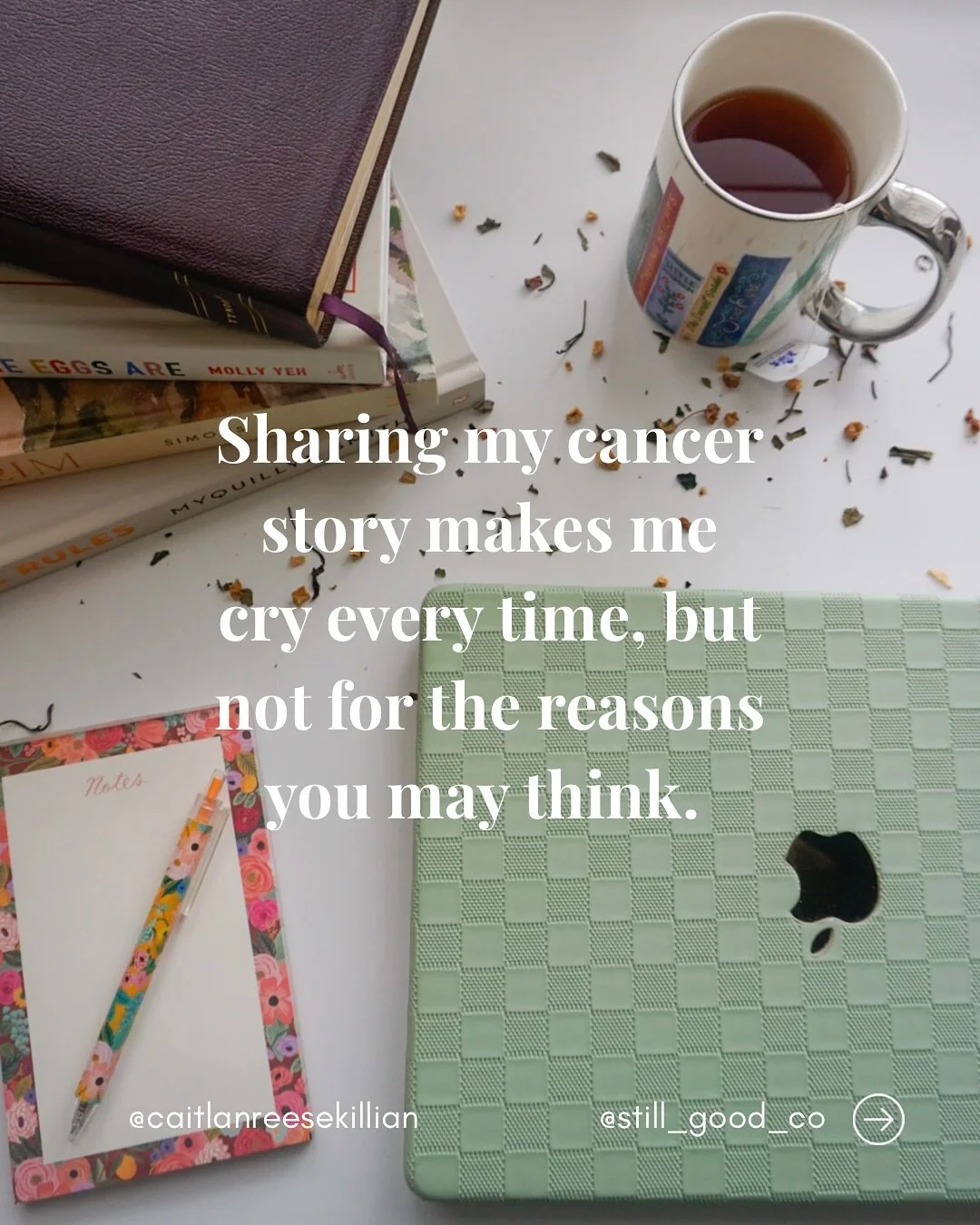 Cancer may not be part of your story, but I bet you’ve felt a lot of the same feelings. 
We all know yearning, loss, or grief of some kind. Looking back, where do you remember God stepping in? Providing? Reminding you it was all going to be ok