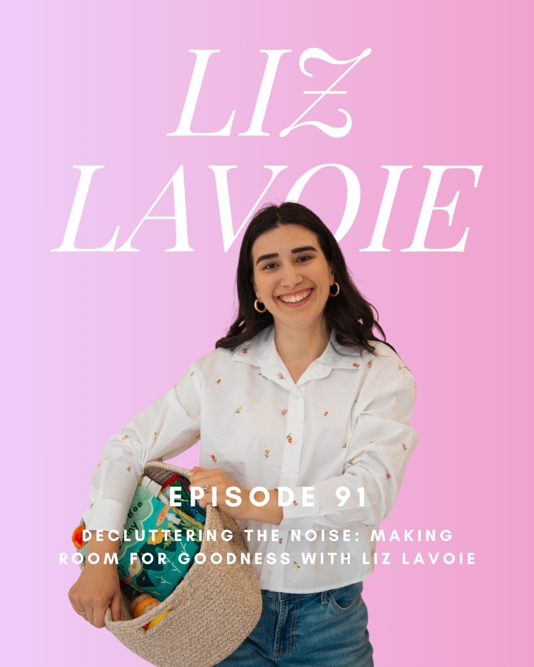 In Episode #91, Liz reminds us that so much of the noise we carry was never meant for us.

The constant input.
The pressure to keep up.
The quiet clutter that fills our minds.

Decluttering isn&rsquo;t just about our homes. It&rsquo;s about making sp