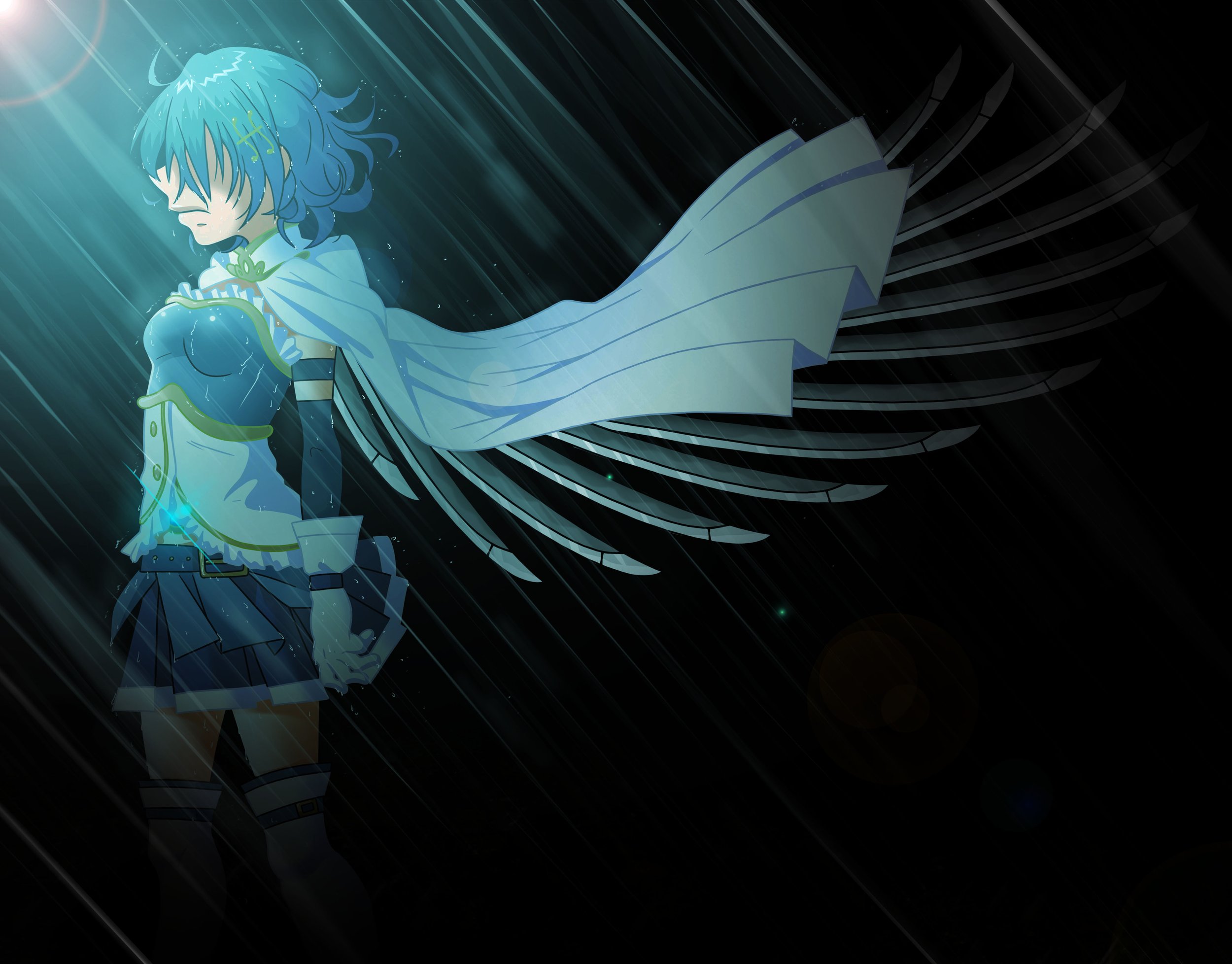 Miki Sayaka - Fan Art by CXV-Anime