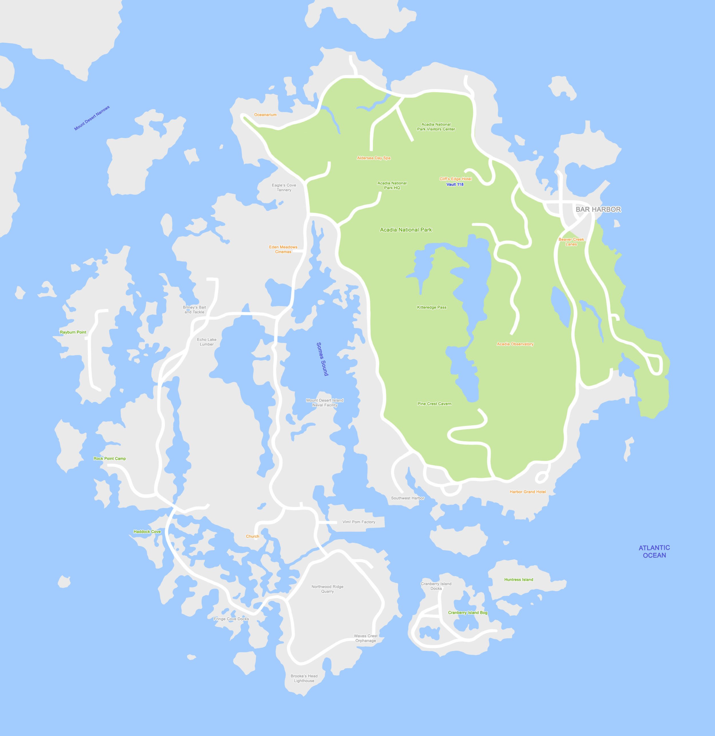 The Island Map by CXV-Anime