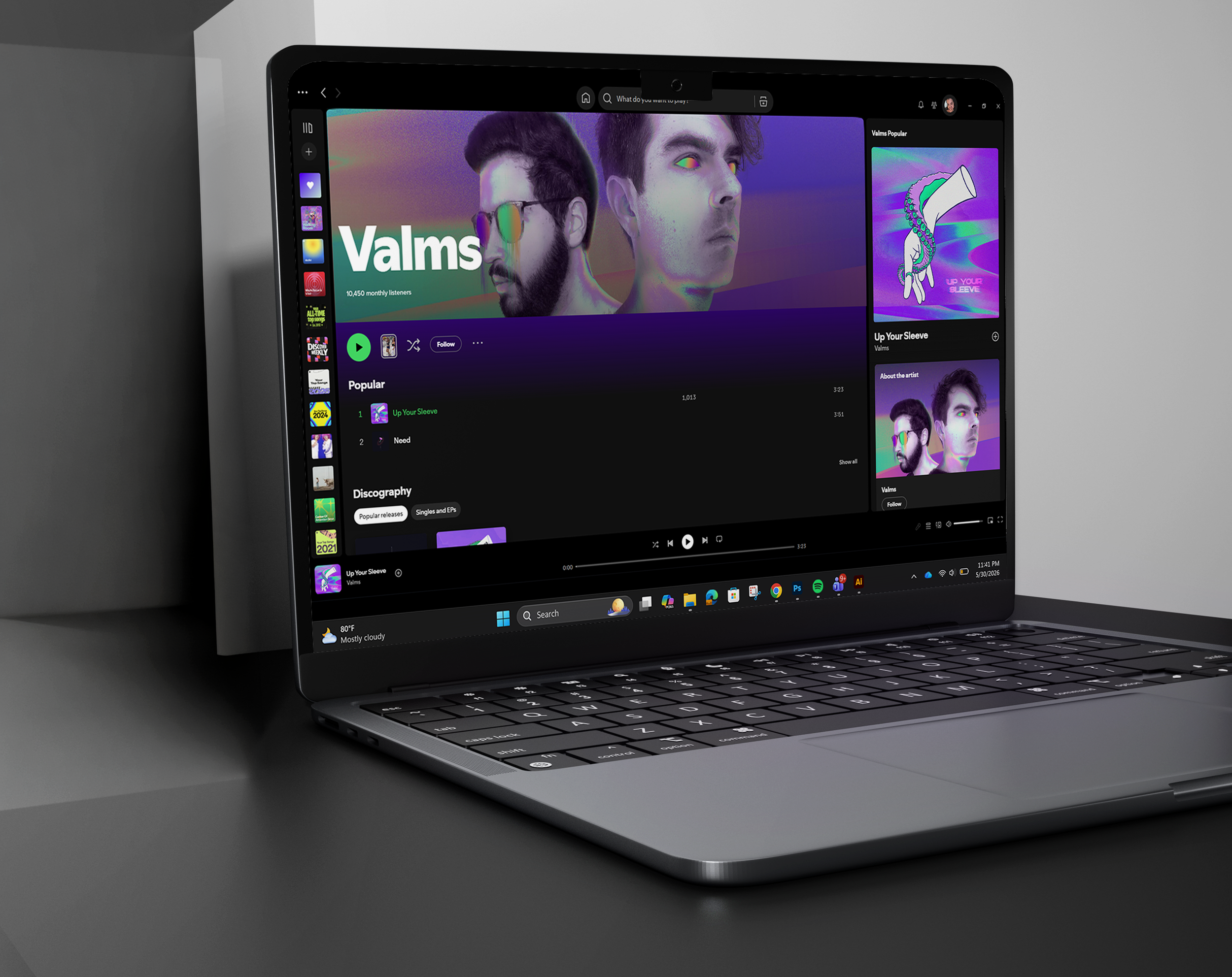 Laptop Spotify Desktop - Valms 2026.png