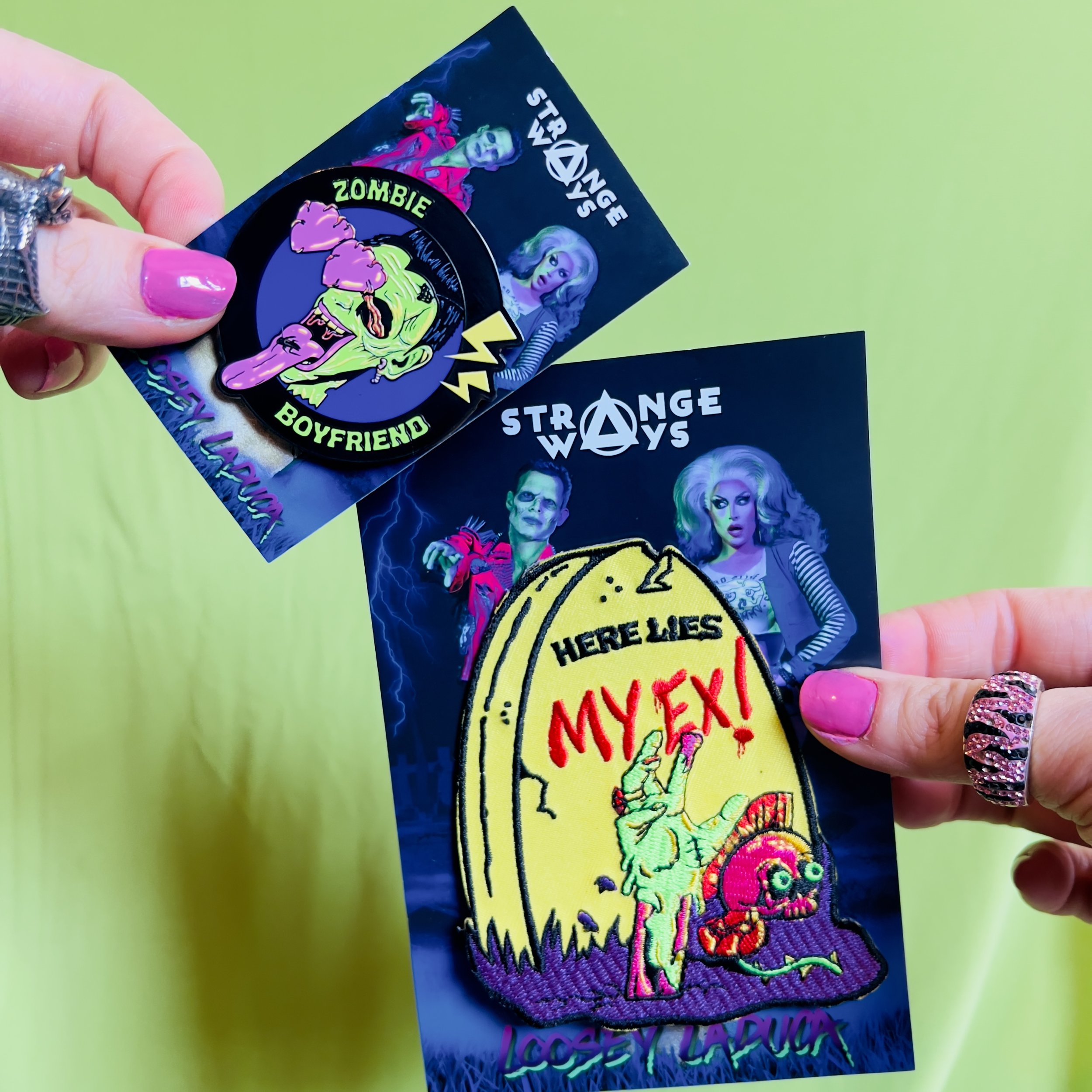 Loosey Laduca Zombie Boyfriend Pin +Patch