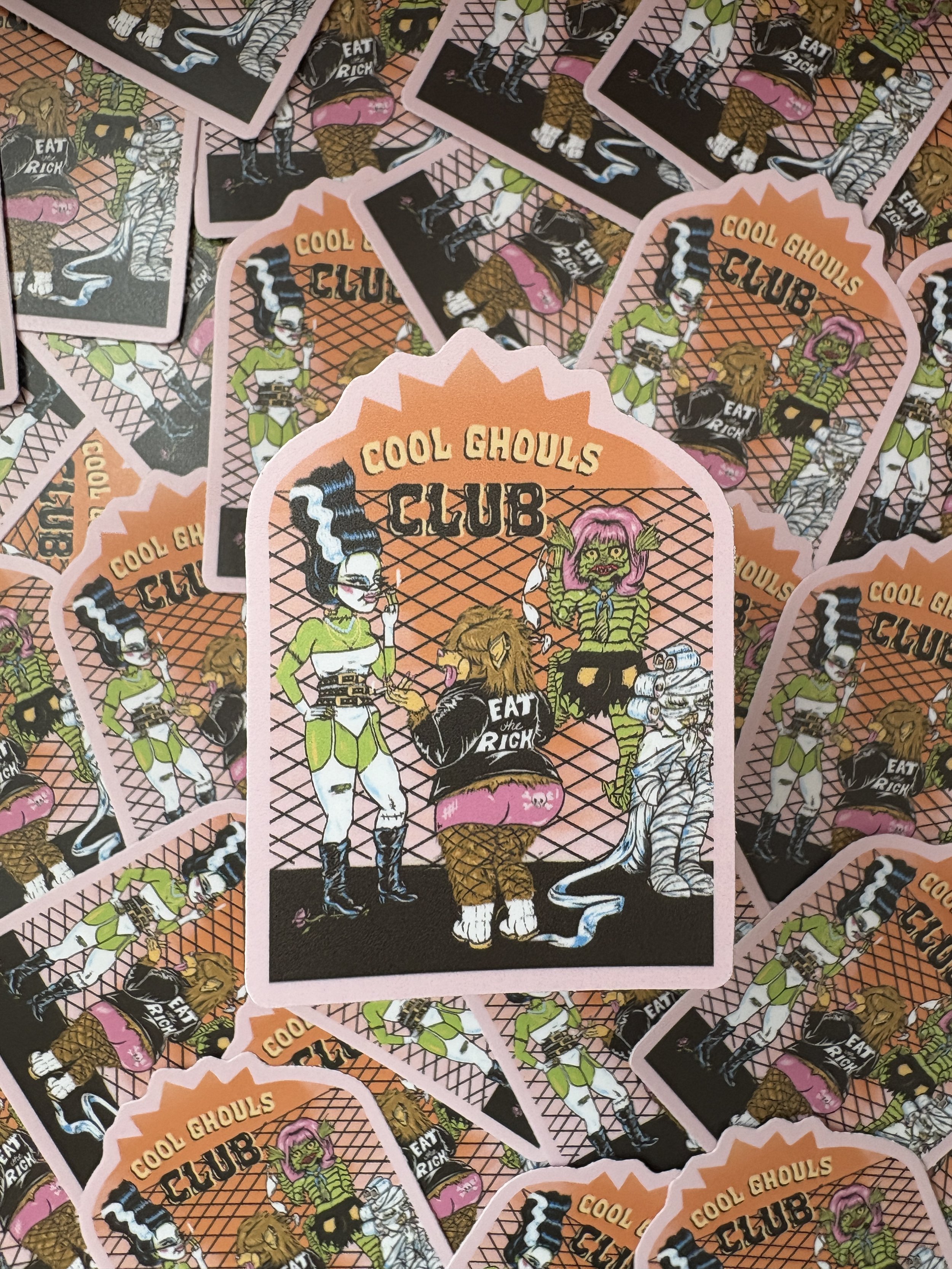 Cool Ghouls Club Sticker