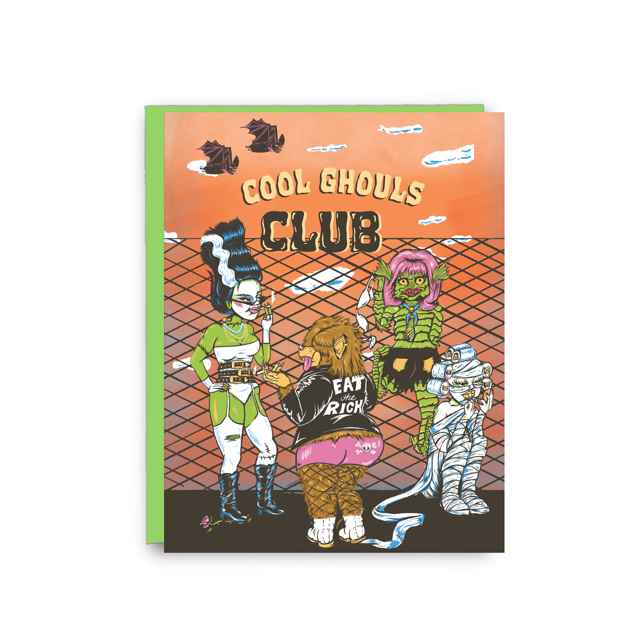 Cool Ghouls Club Halloween Card