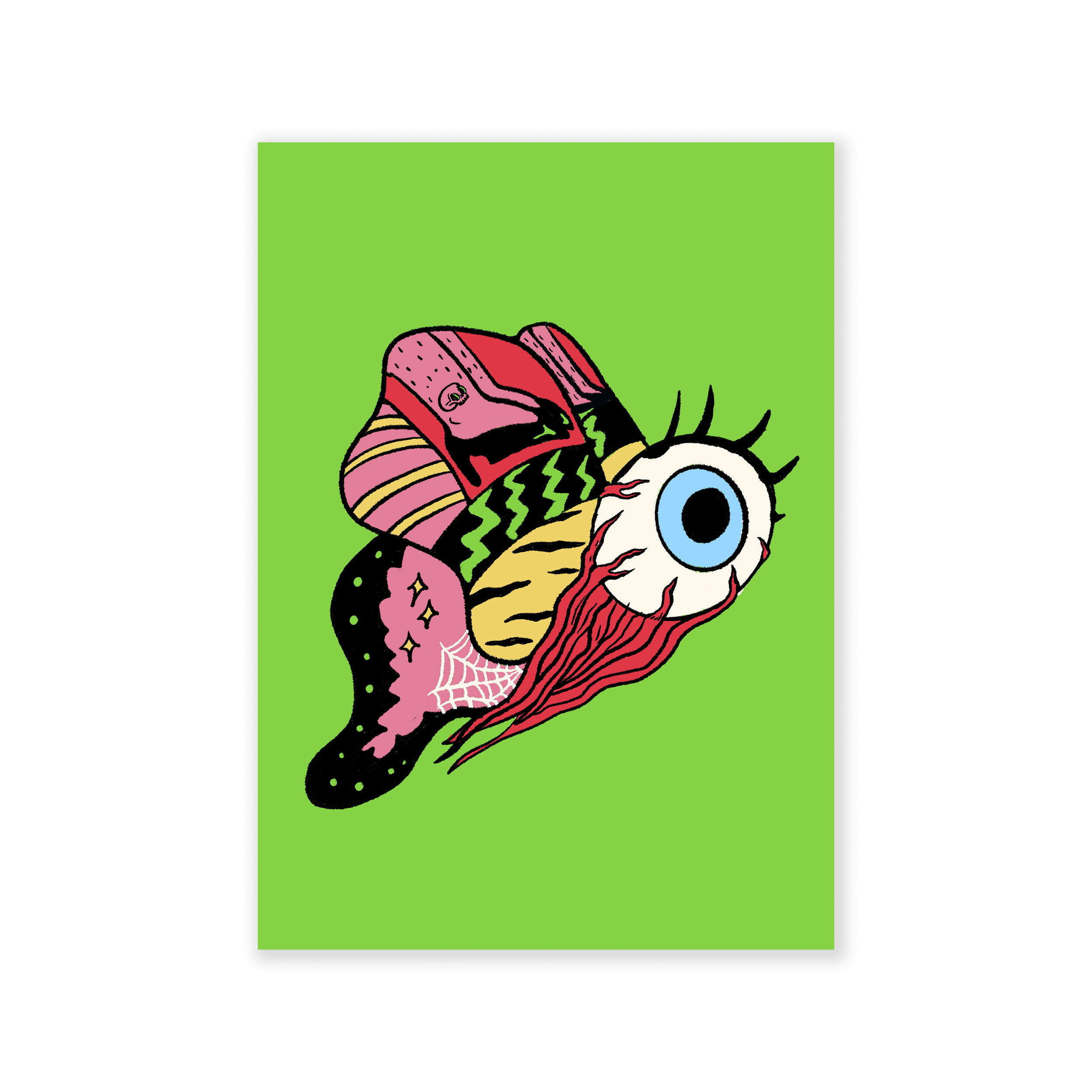 Eyeball Butterfly 5x7 Print