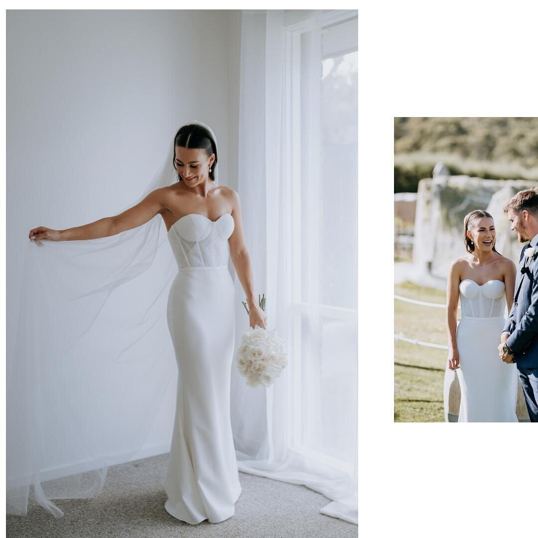 we all know the trend sweeping through weddings - the outfit change!
and trust me when i say i am obsessed
BUT
sometimes all it takes is a simple ADDITION to your already stunning fit

take laura for example
gorg dress for ceremony
gorg dress PLUS sl