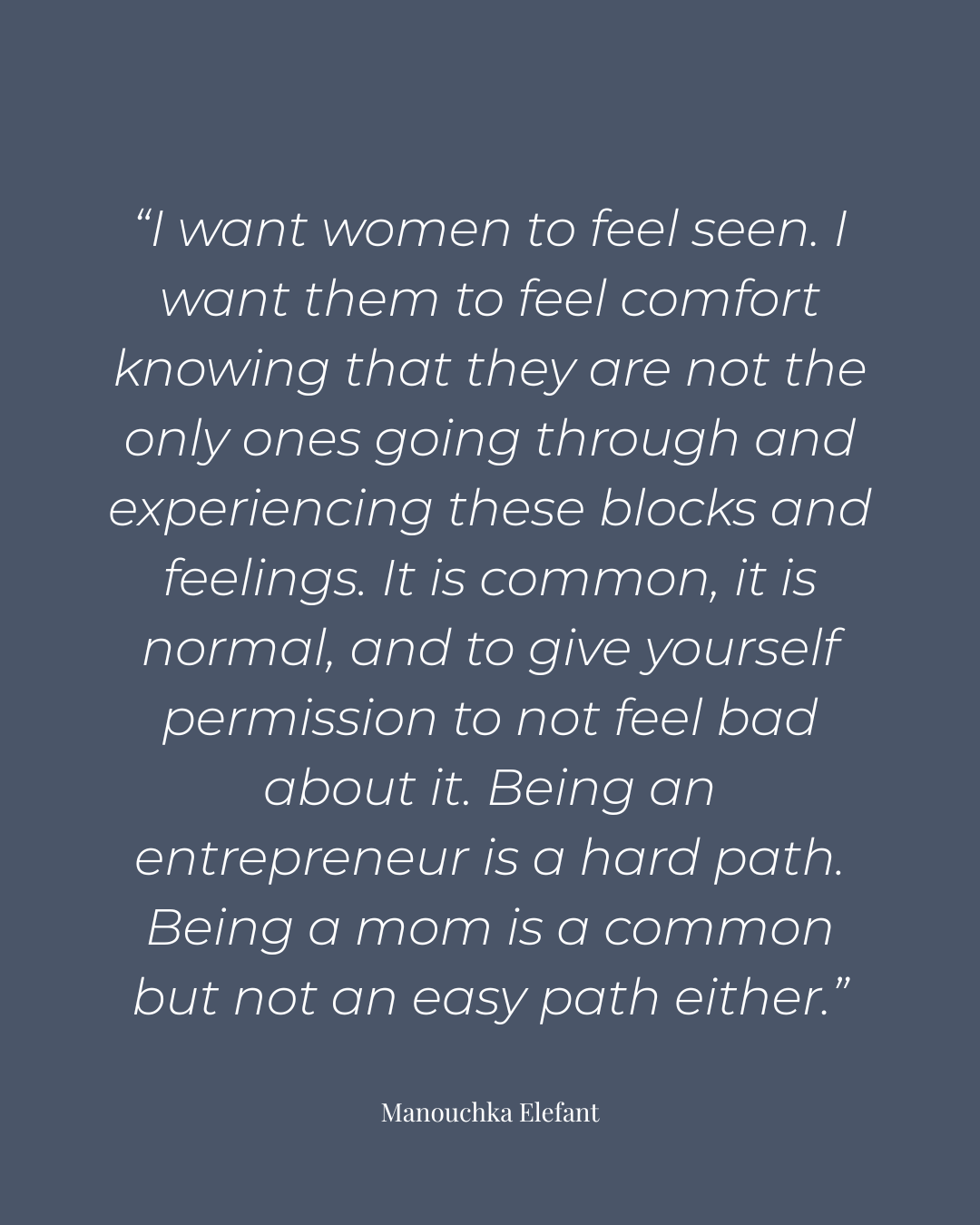Manouchka Elefant on Building a Business as a Mom: Redefining Motherhood &amp; Entrepreneurship Without Sacrificing Your Family or Burning Out