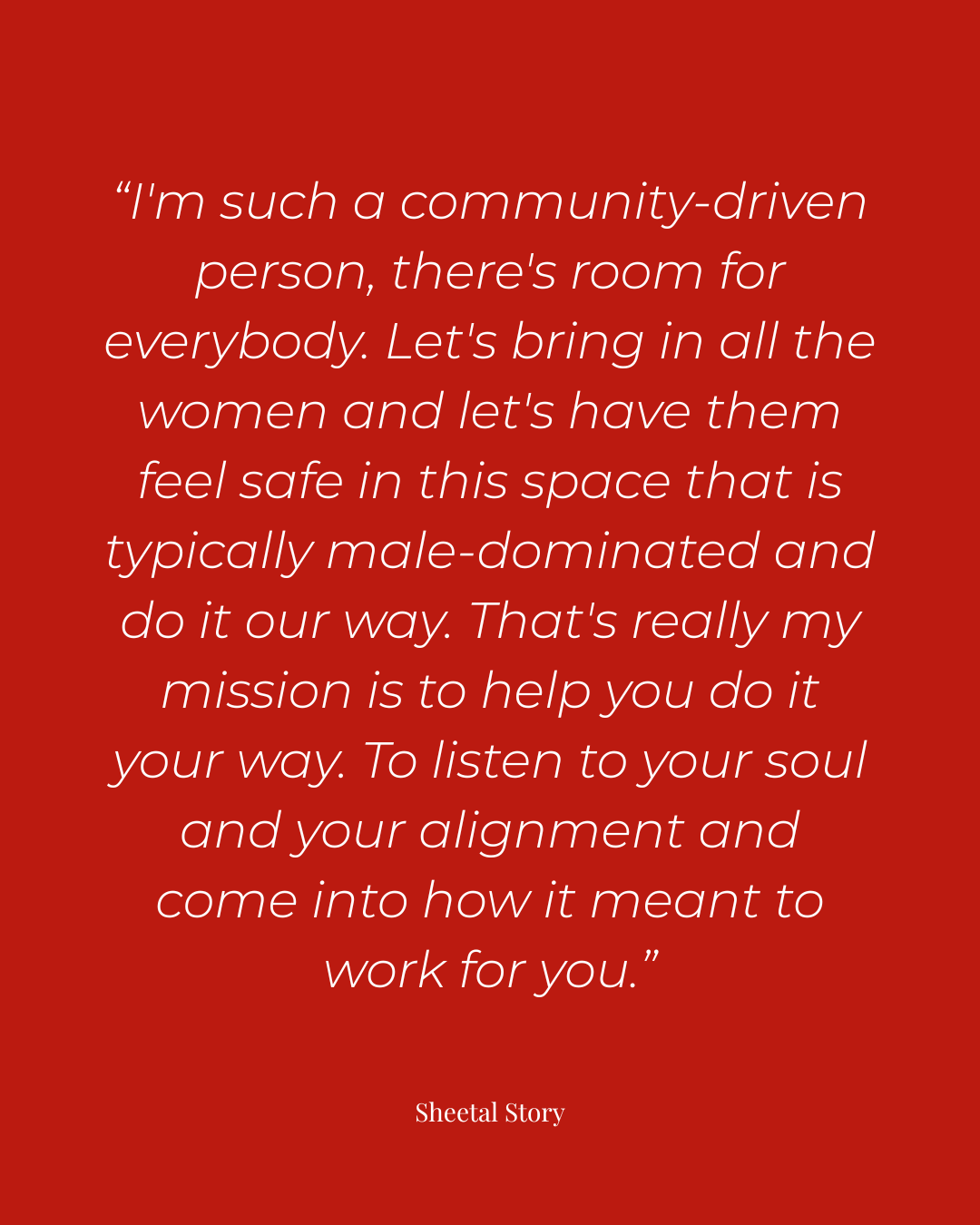 Quote about using intuition and human design to build a business in alignment and step into a magnetic way of working