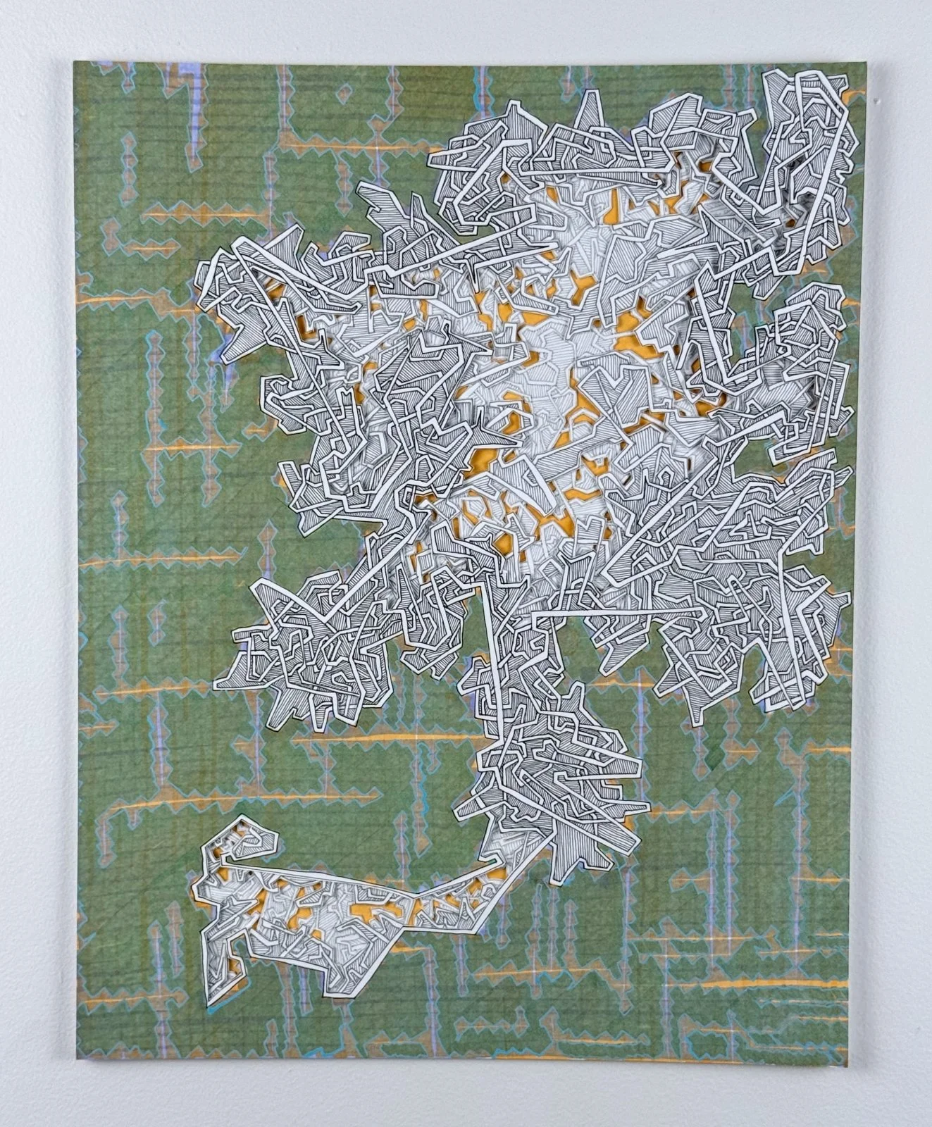 18392. ink and marker on paper. 11x14". 2026