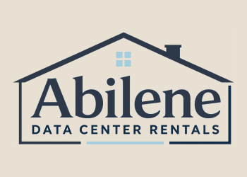 Logo for Abilene Data Center Rentals with house outline and text