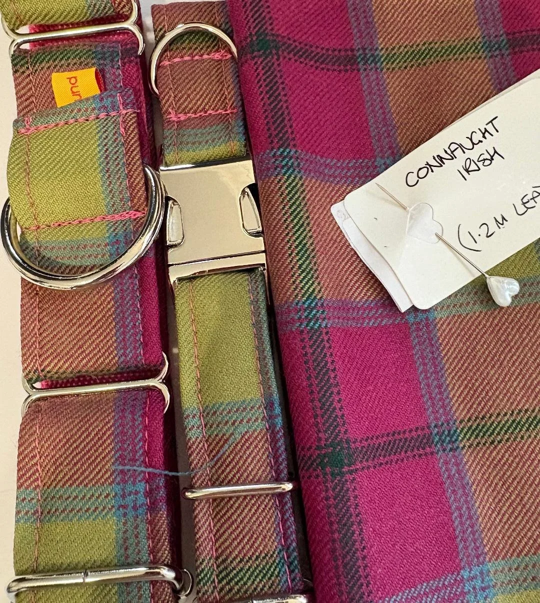 PURE WOOL TARTAN - CONNAUGHT IRISH (1.2M LEAD ONLY) 
