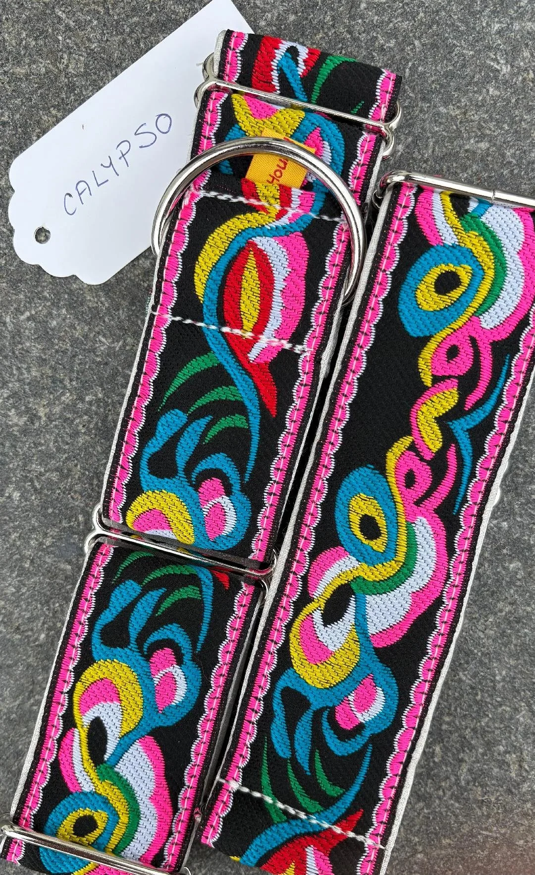 JAQUARD - 2" MARTINGALE ONLY - CALPYSO  (NO LEAD) 