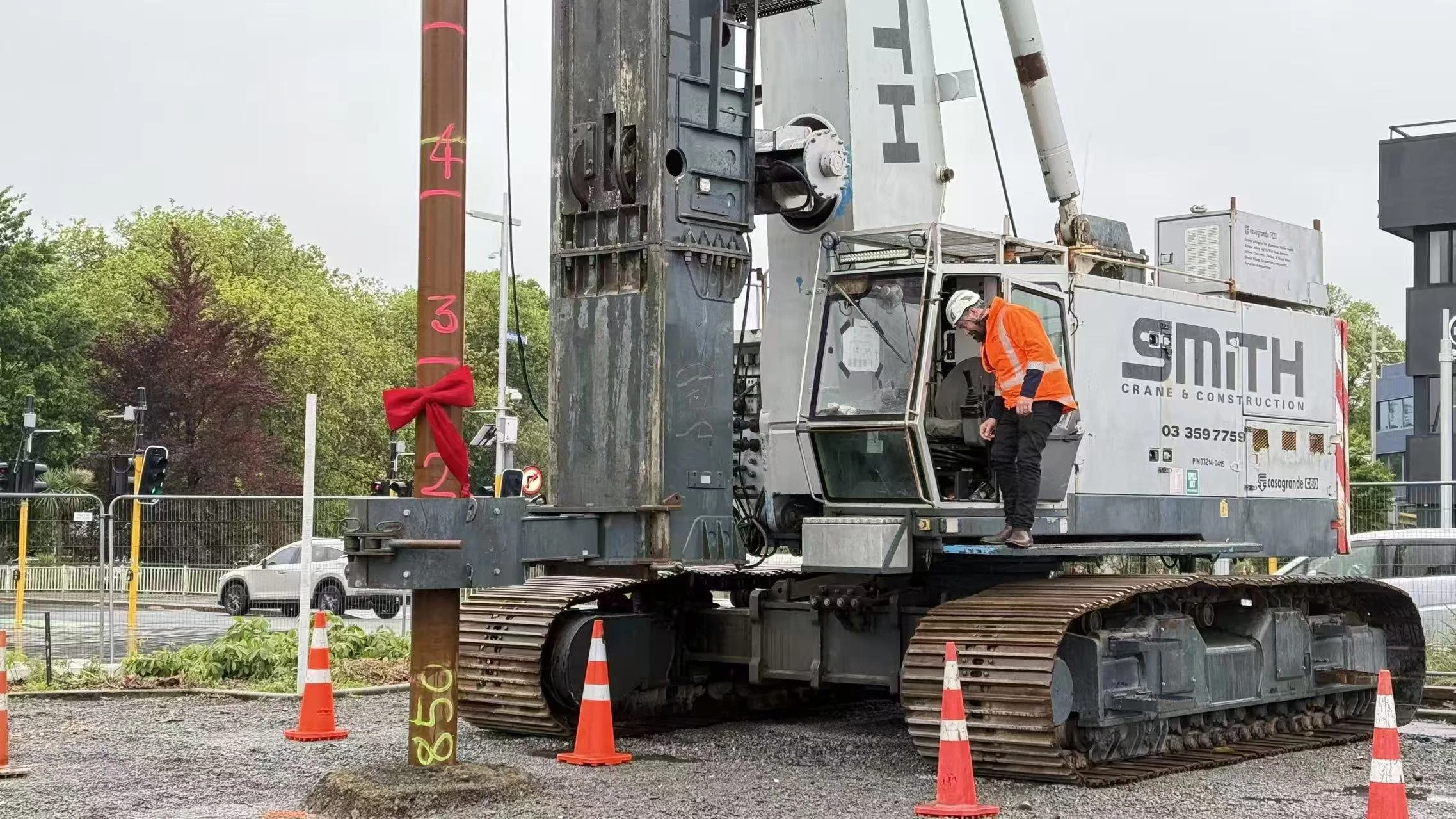 Piling is officially underway at Oxford Terrace!