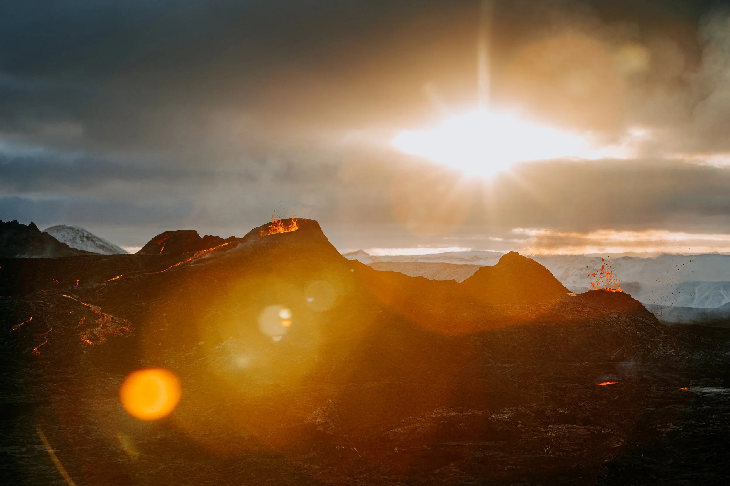 photographe volcan éruption