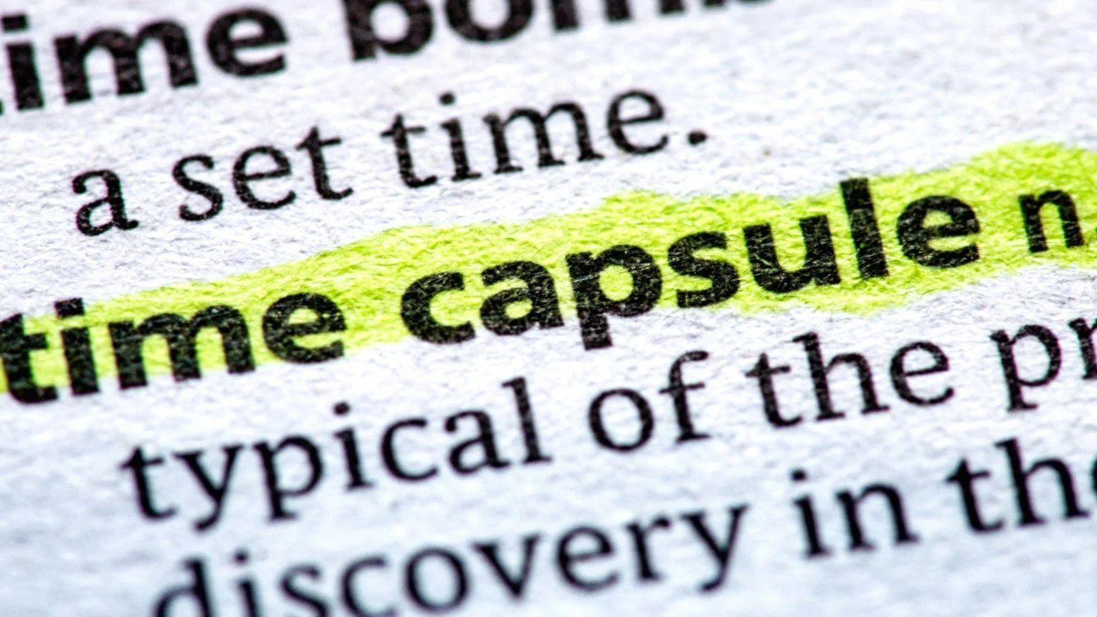 Creating a Digital Time Capsule for Your Next School, College or University Anniversary